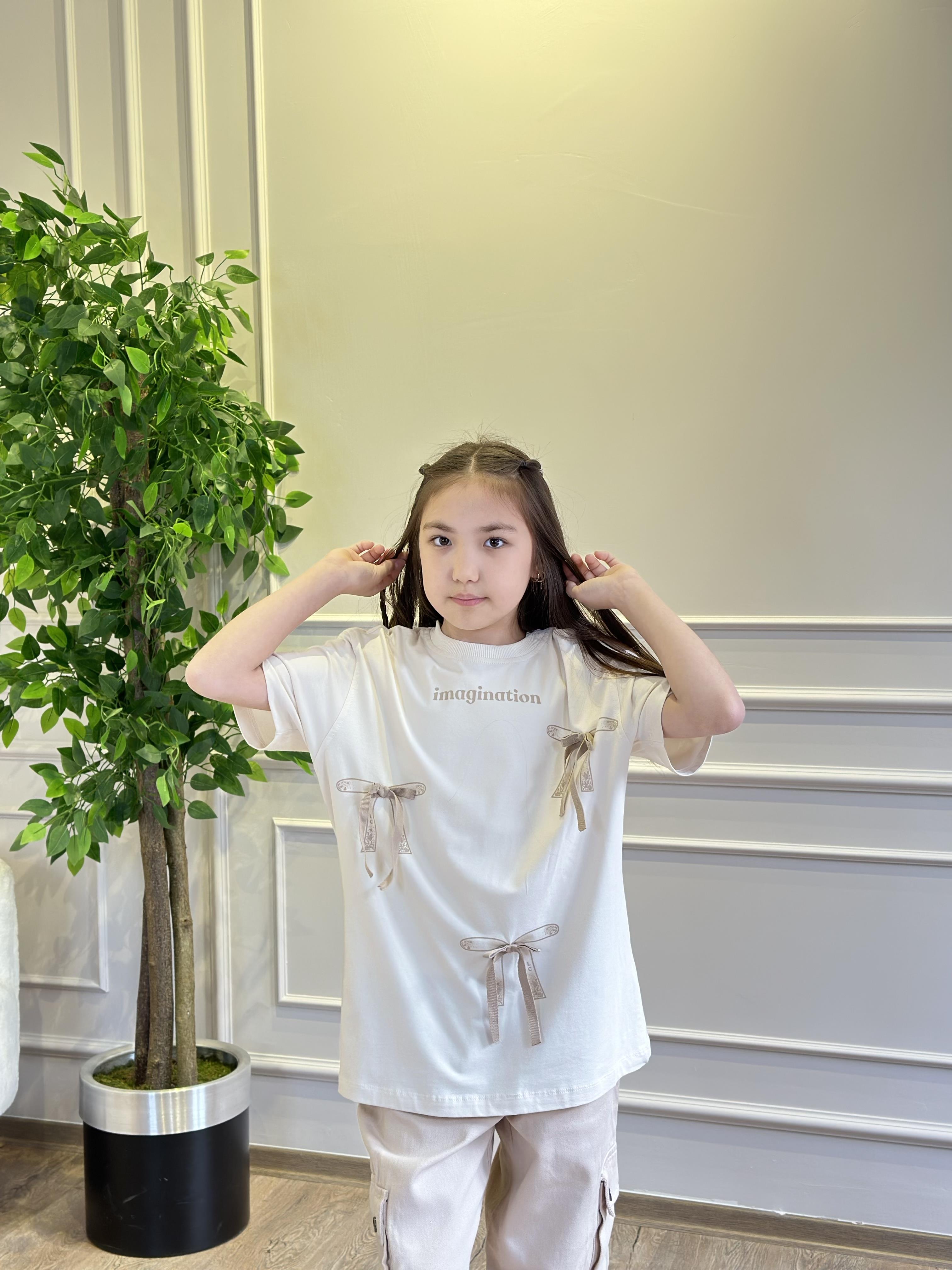 BEJ FİYONKLU TİŞÖRT