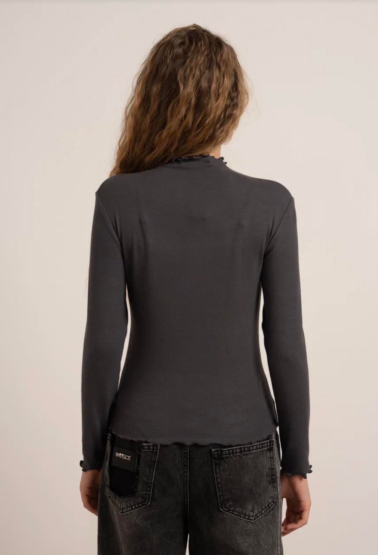 BUZİ KUMAŞ NERVÜRLÜ BADİ ANTRASİT