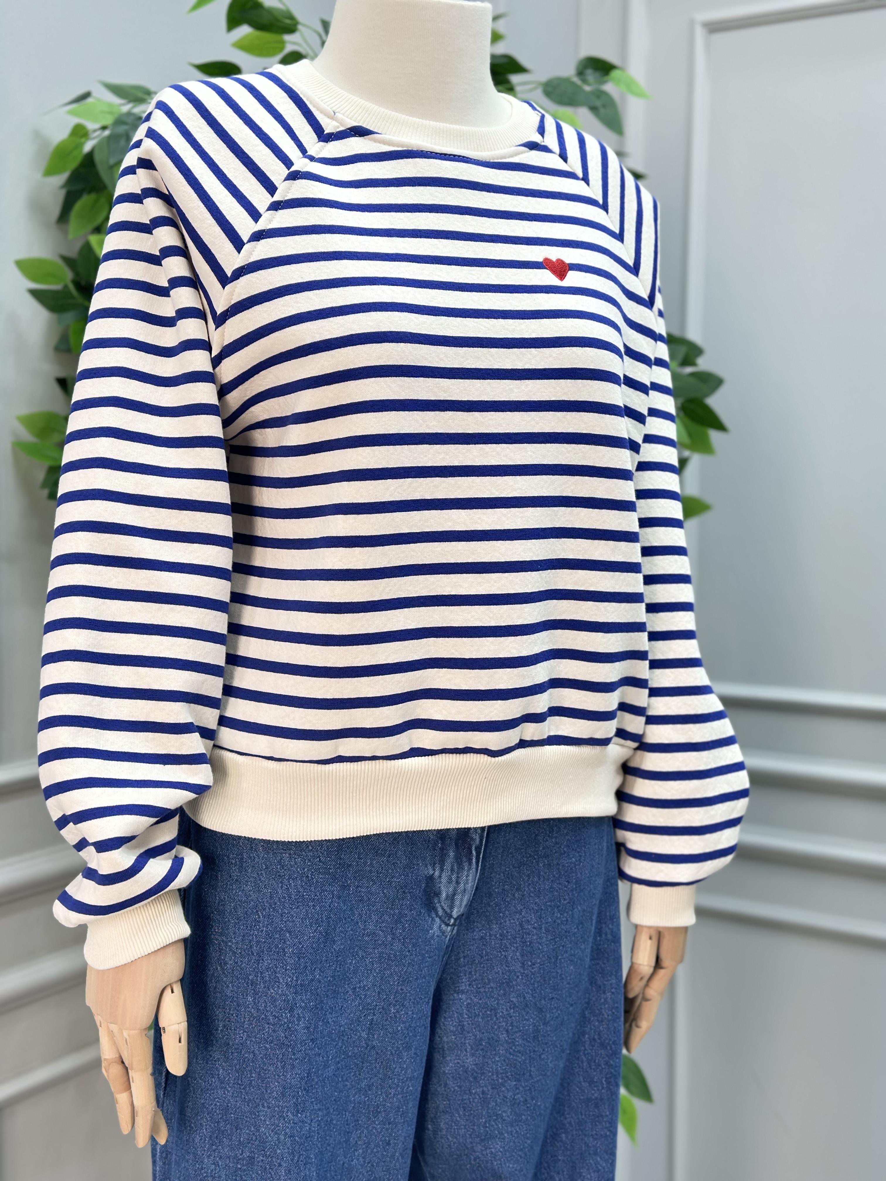 ÇİZGİLİ ŞARDONLY SWEATSHIRT