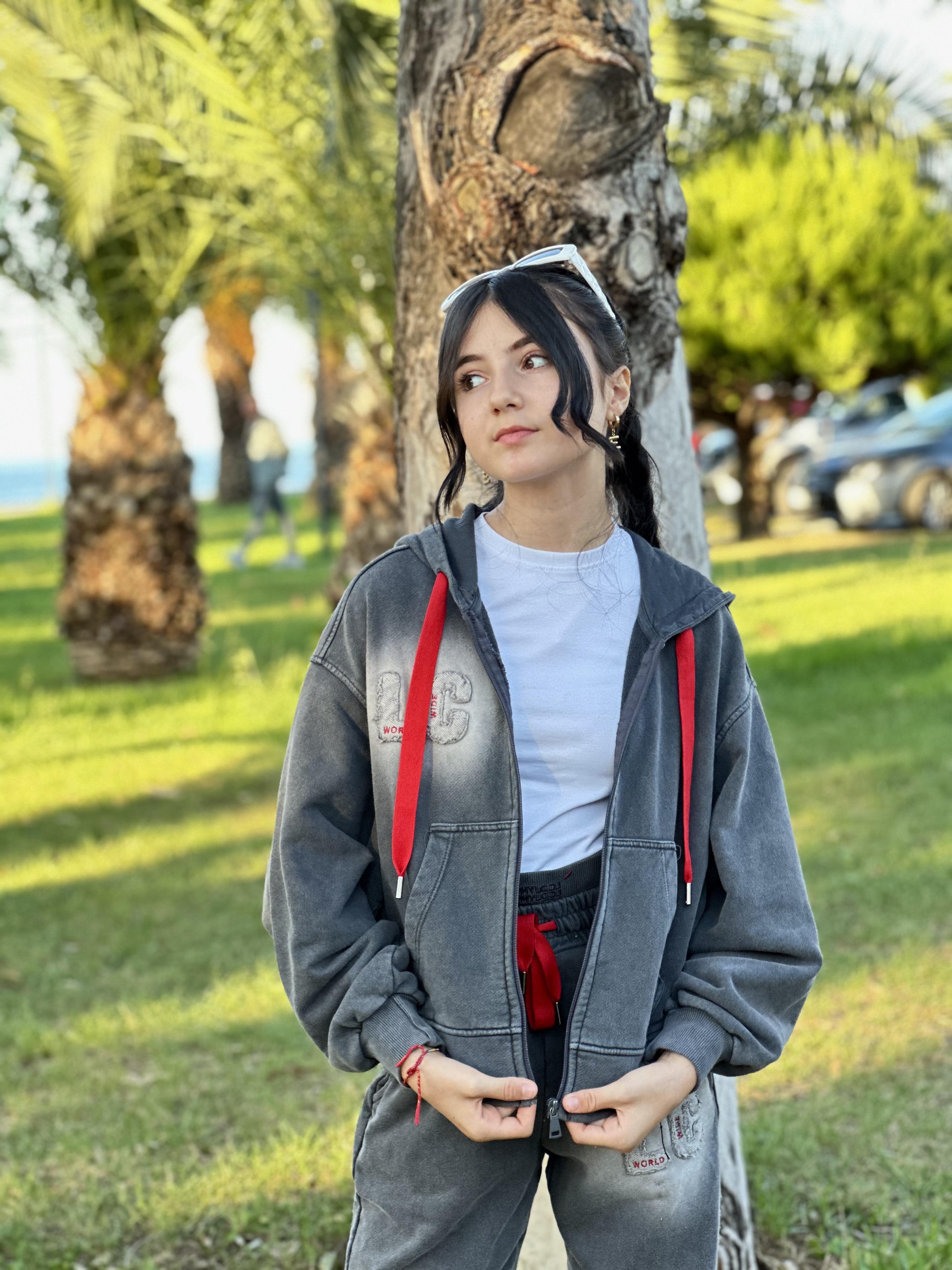 FÜME BATİK YIKAMA FERMUARLI TAKIM