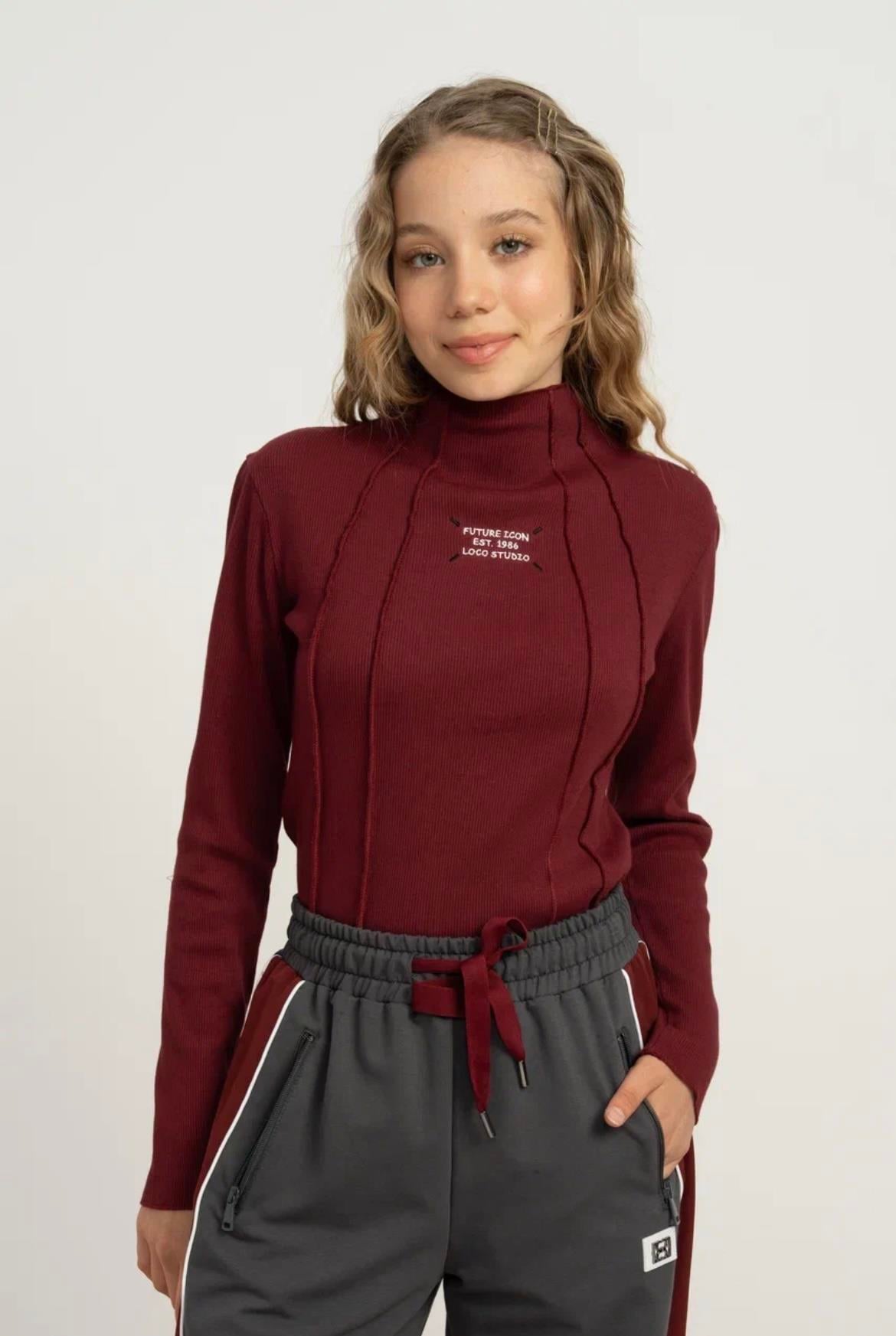 KAŞKORSE DİK YAKA BADİ BORDO