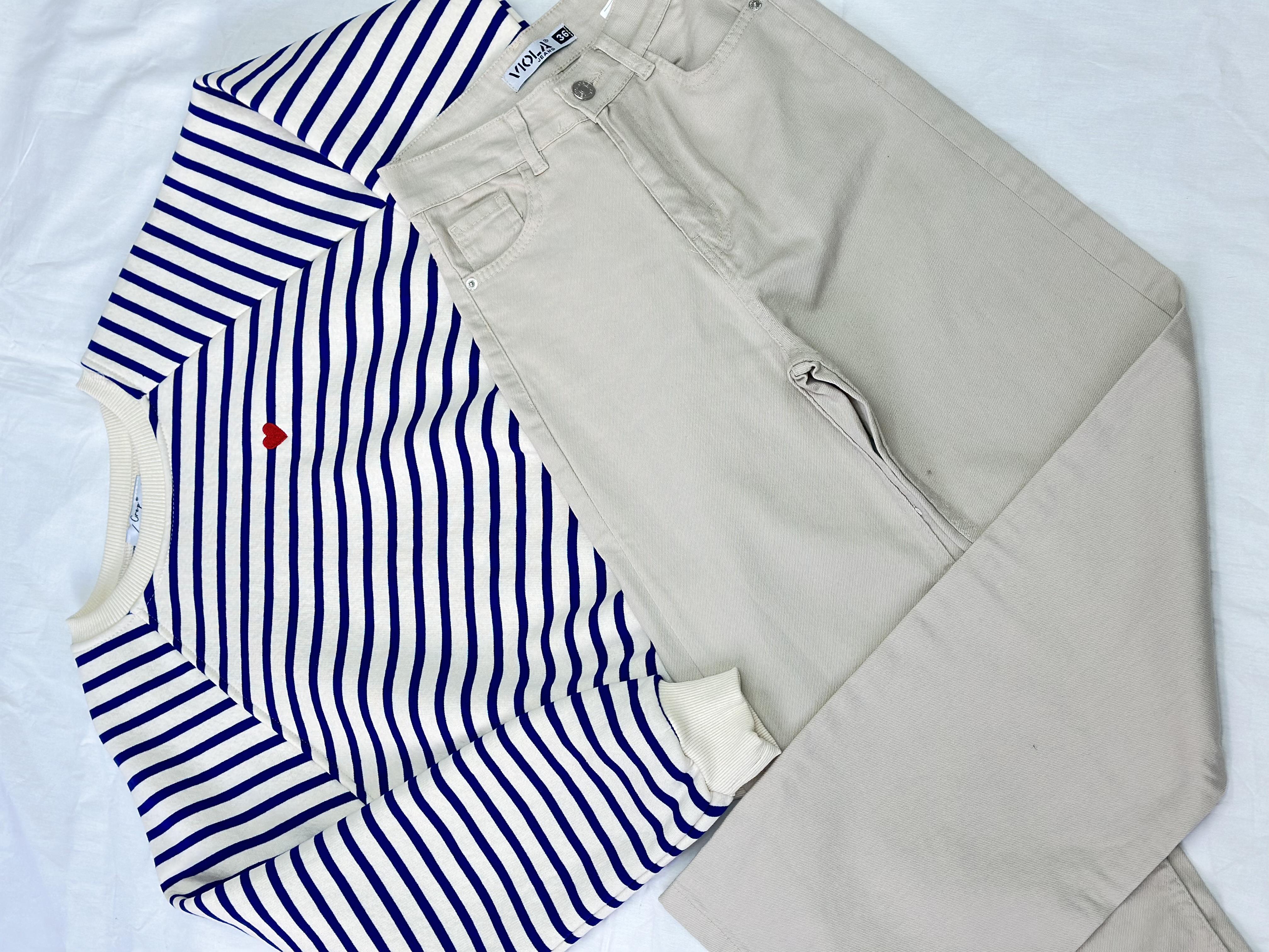 KREM BORU PAÇA PANTOLON