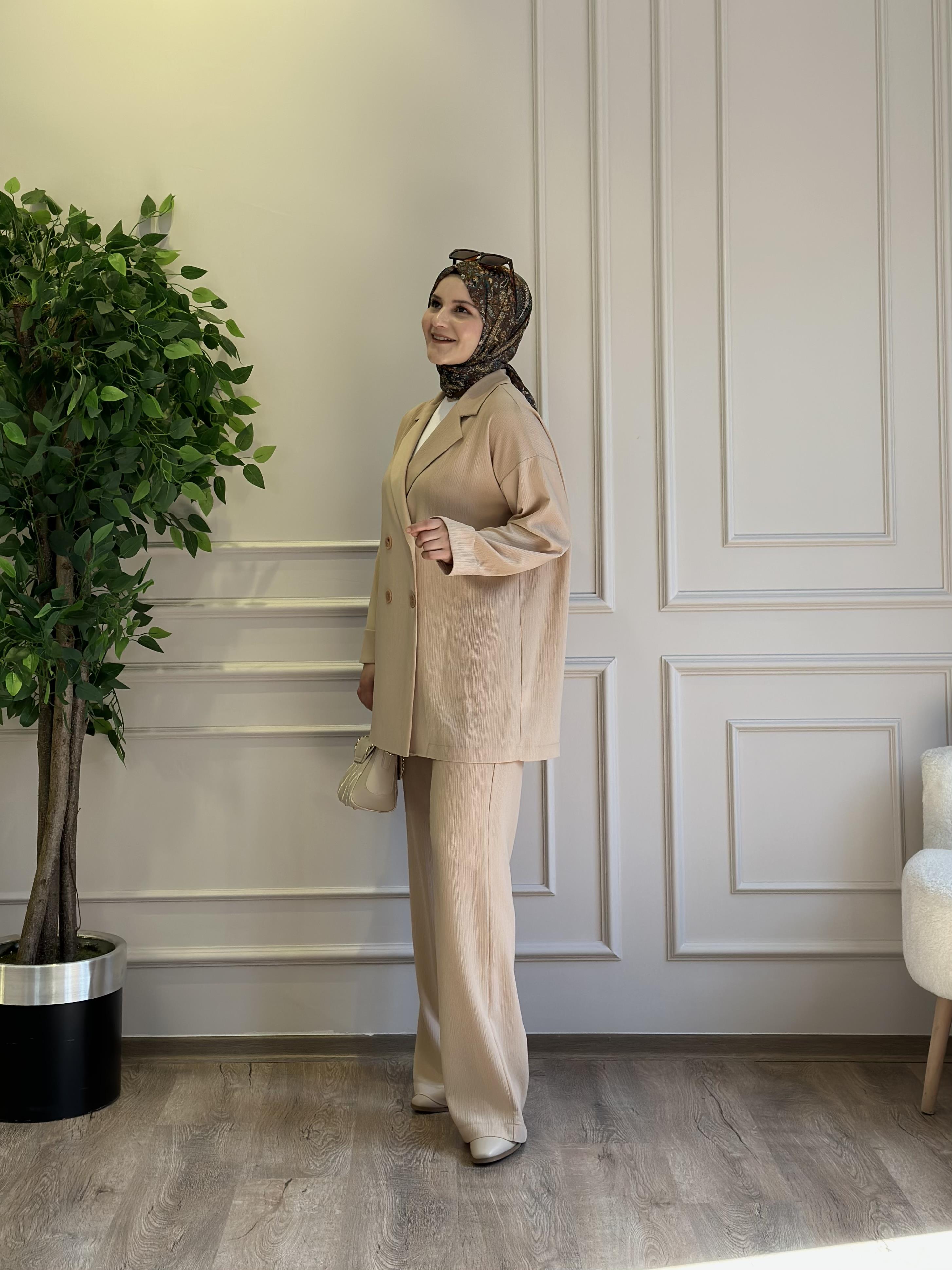 LEVİDOR CAMEL CEKET TAKIM