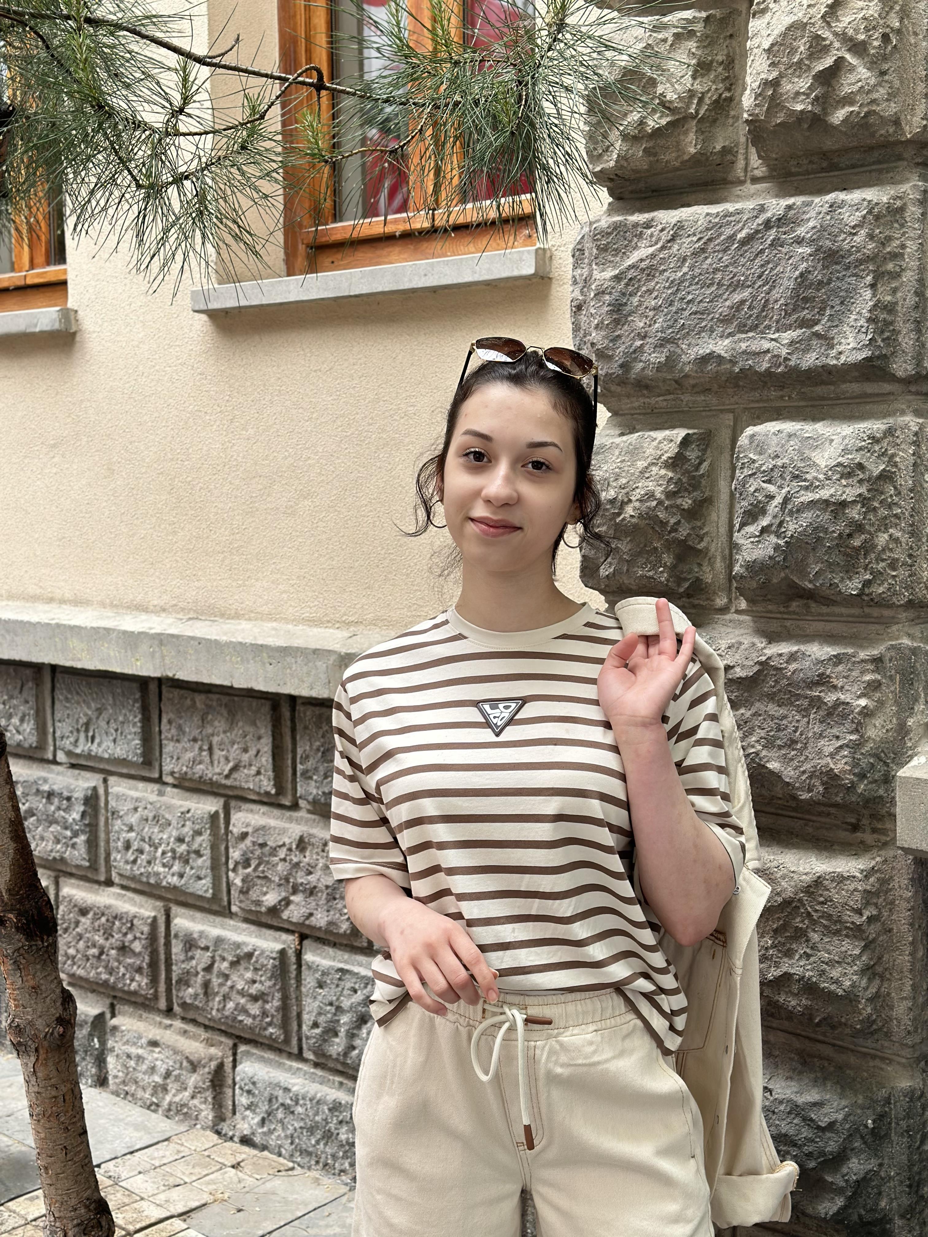 Loco Çizgili Çocuk Tişört