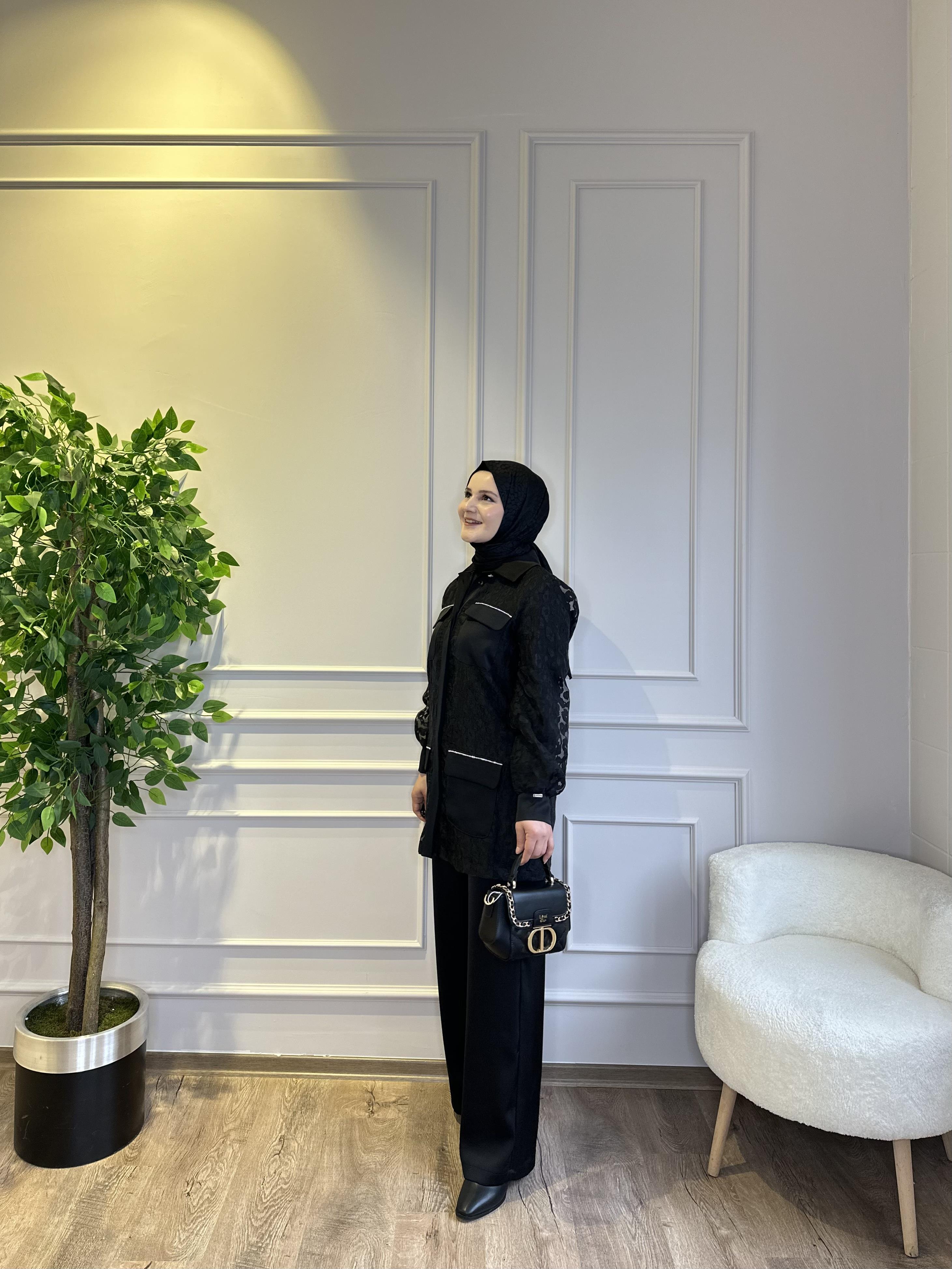 ORGANZE TÜL İKİLİ TAKIM