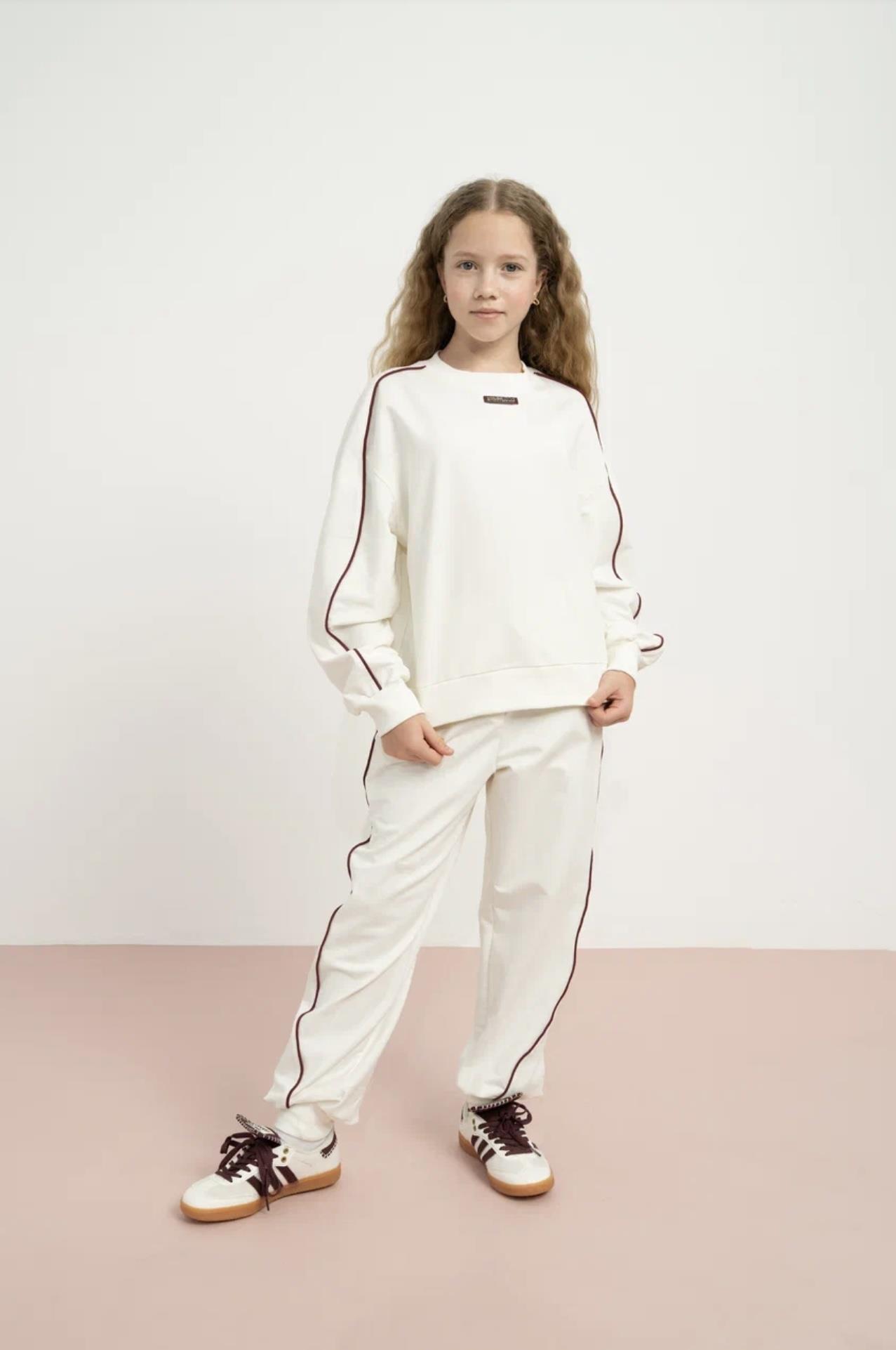 OVERSİZE BİYELİ EŞOFMAN TAKIMI EKRU