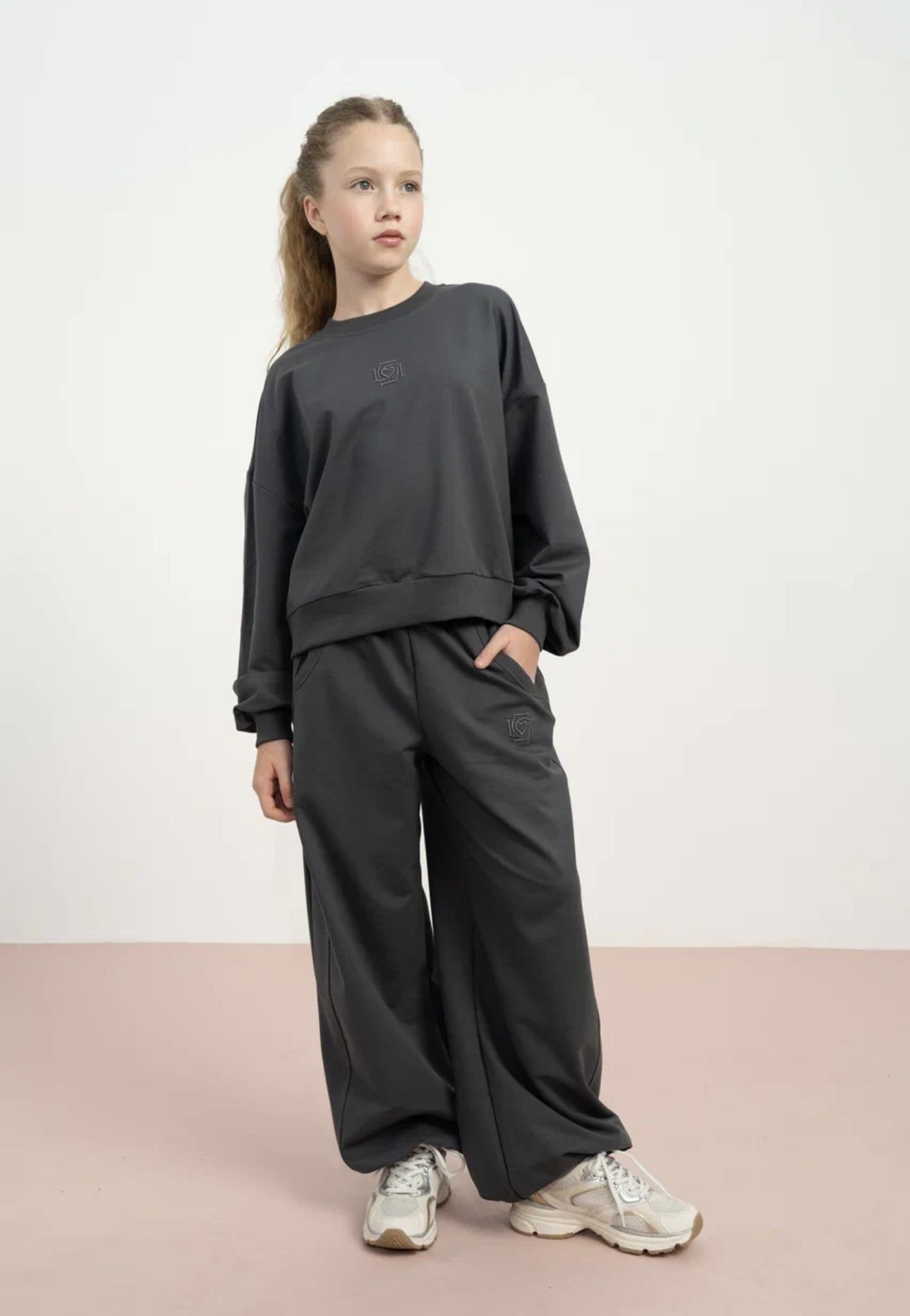 OVERSİZE BOL PAÇA EŞOFMAN TAKIMI GRİ