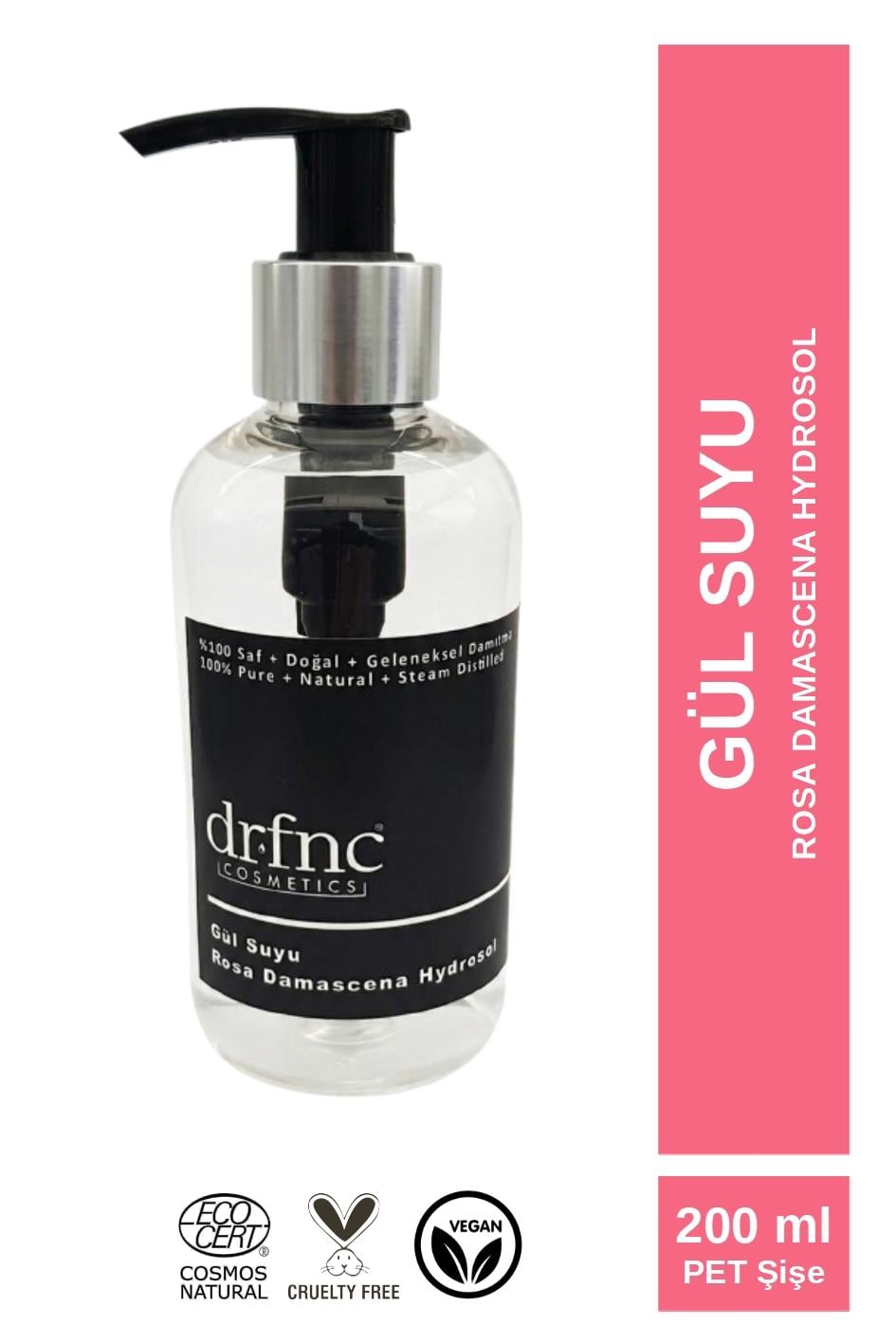Gül Suyu 200 ml pompalı