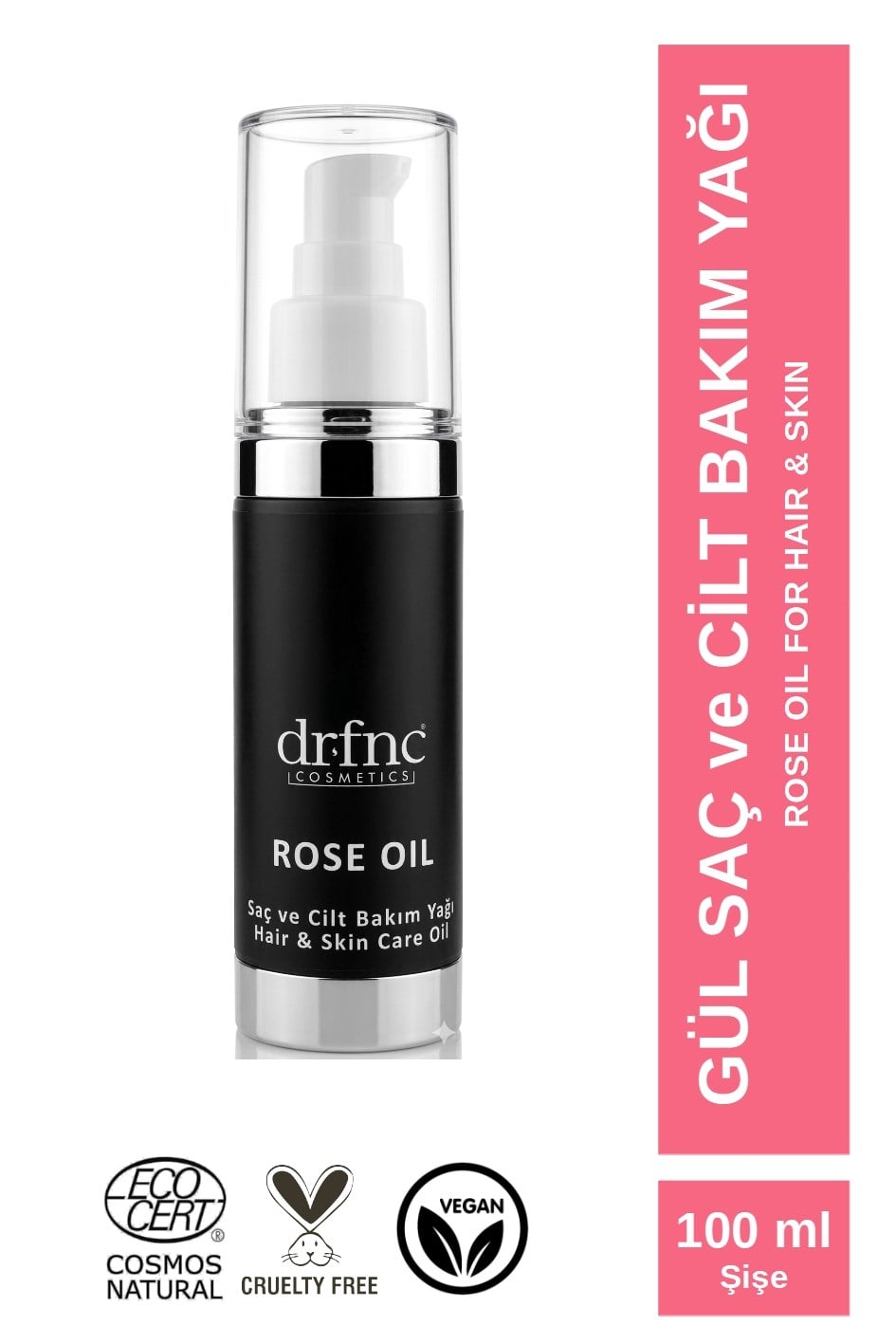 ROSE Saç ve Cilt Bakım Yağı 100 ml