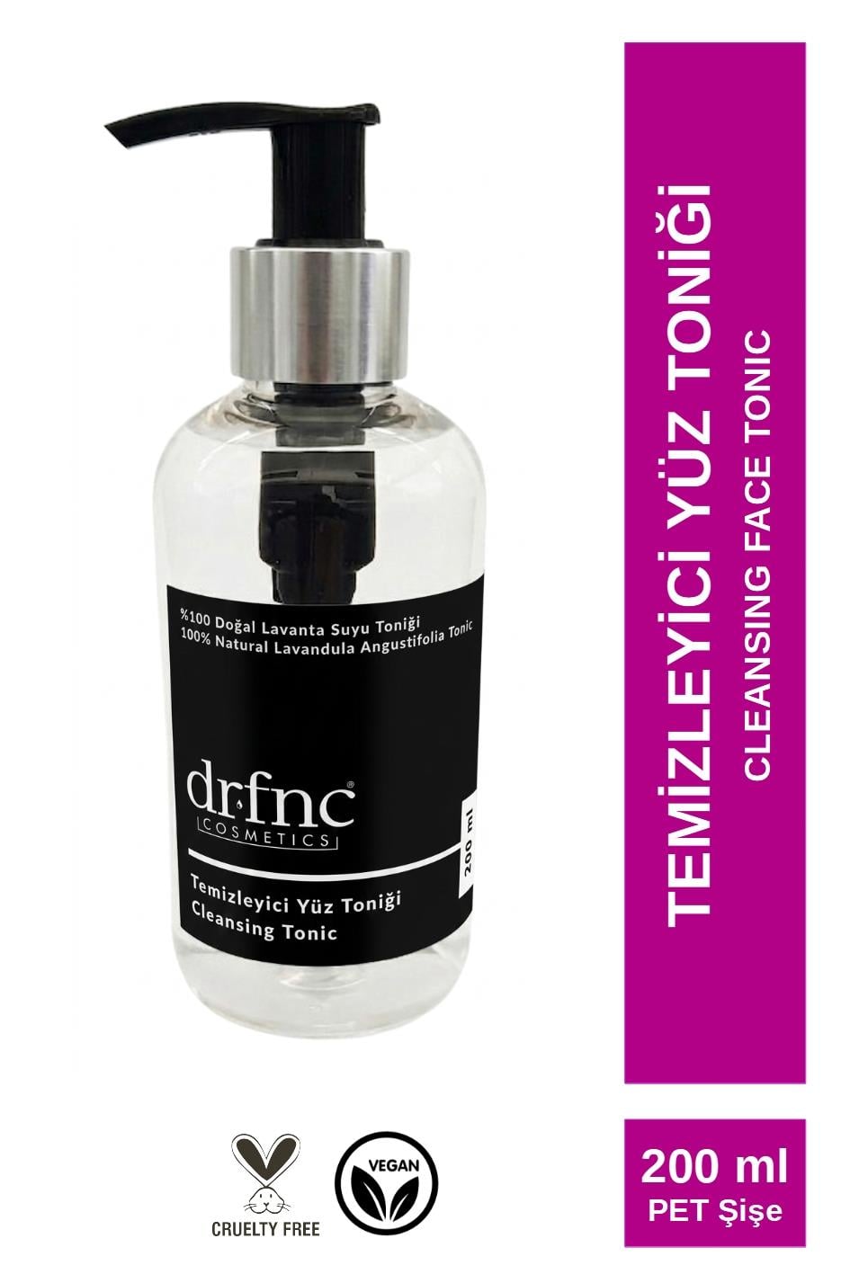 Temizleyici Yüz Toniği 200 ml pompalı