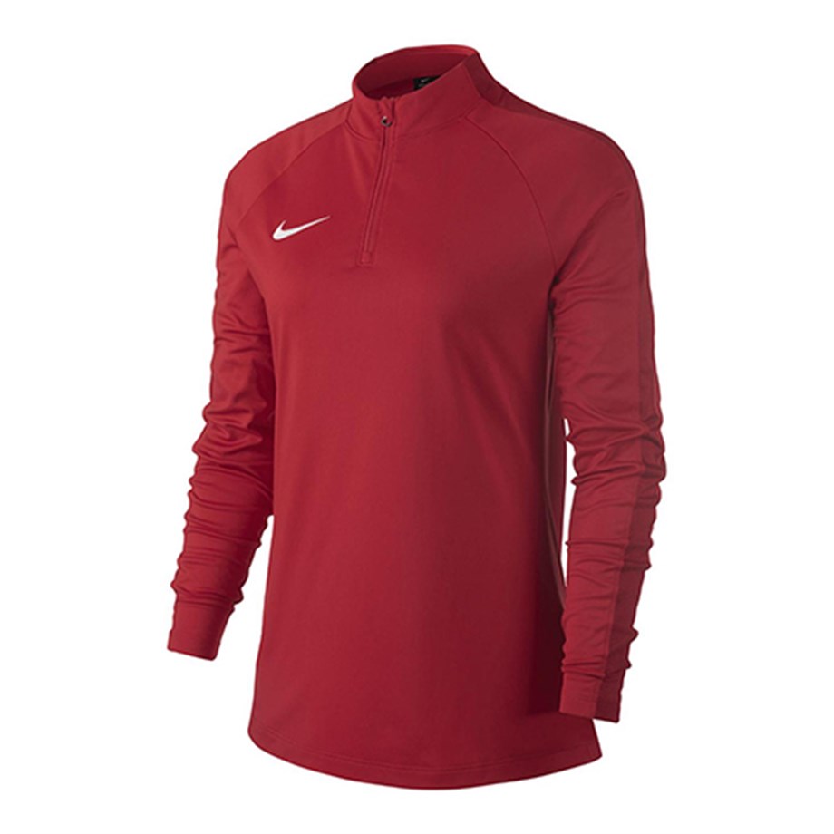 Nike Dry Academy18 Kadın Kırmızı Futbol Uzun Kollu Tişört L