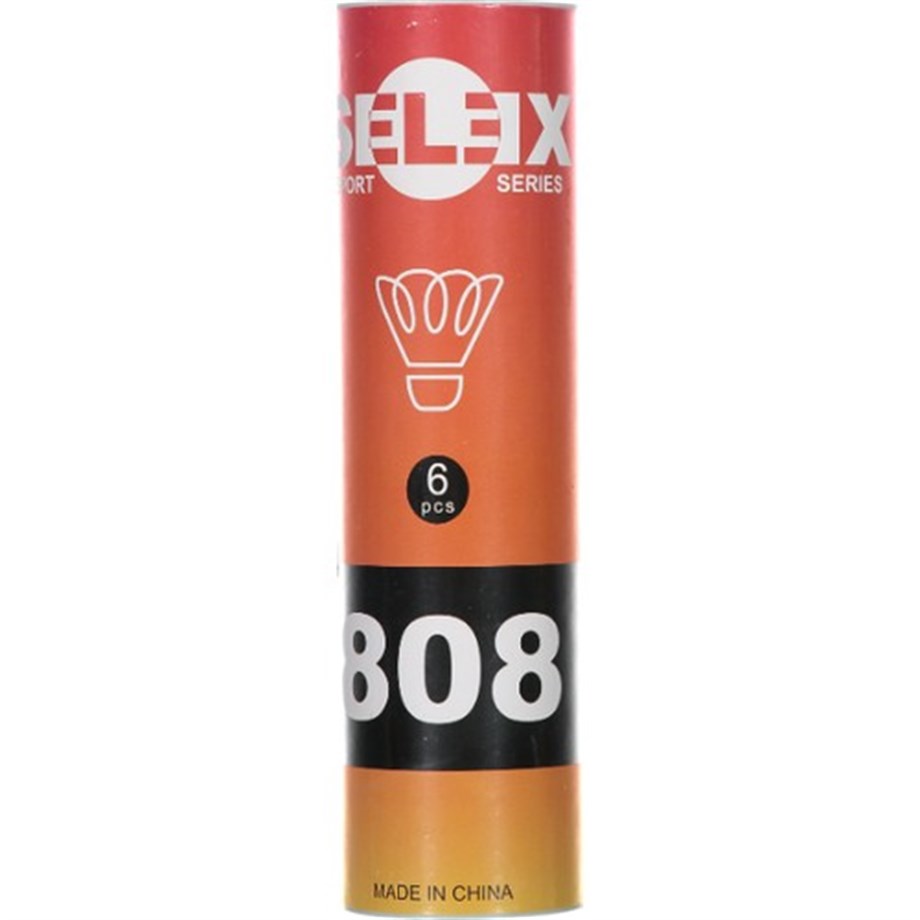 Selex 808 Plastik Badminton Topu 6'Lı