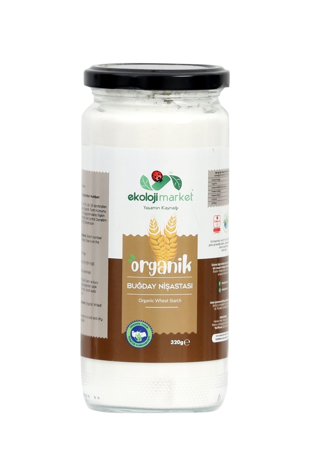 ORGANİK BUĞDAY NİŞASTASI 320 GRBakliyat Tahıllar