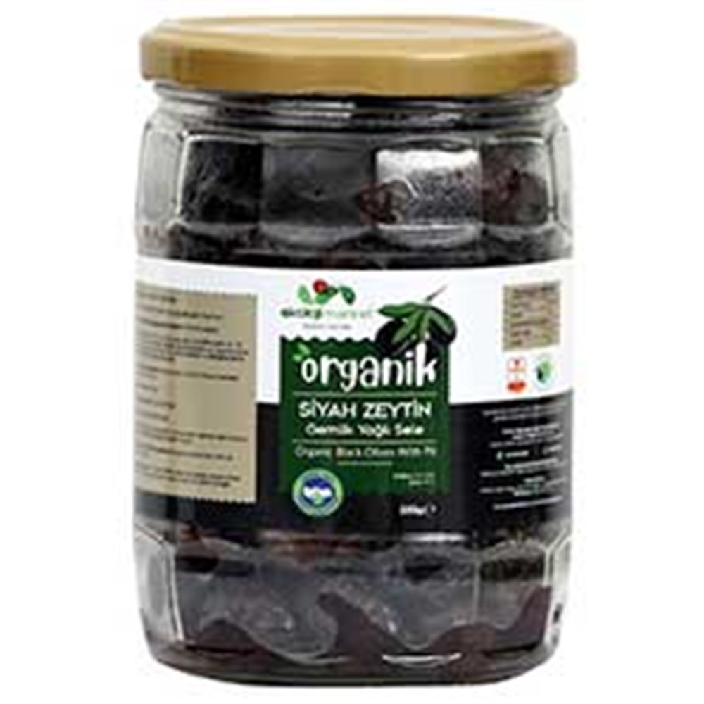 ORGANİK SİYAH ZEYTİN GEMLİK YAĞLI SELE 350 GRZeytin