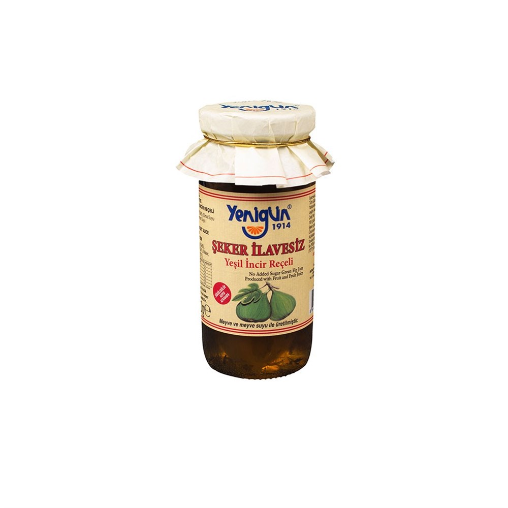 ORGANİK YEŞİL İNCİR REÇELİ 290 GR ŞEKER İLAVESİZReçel ve Marmelat