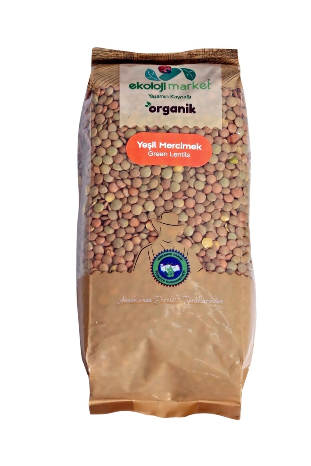 ORGANİK YEŞİL MERCİMEK 750 GRBakliyat Tahıllar