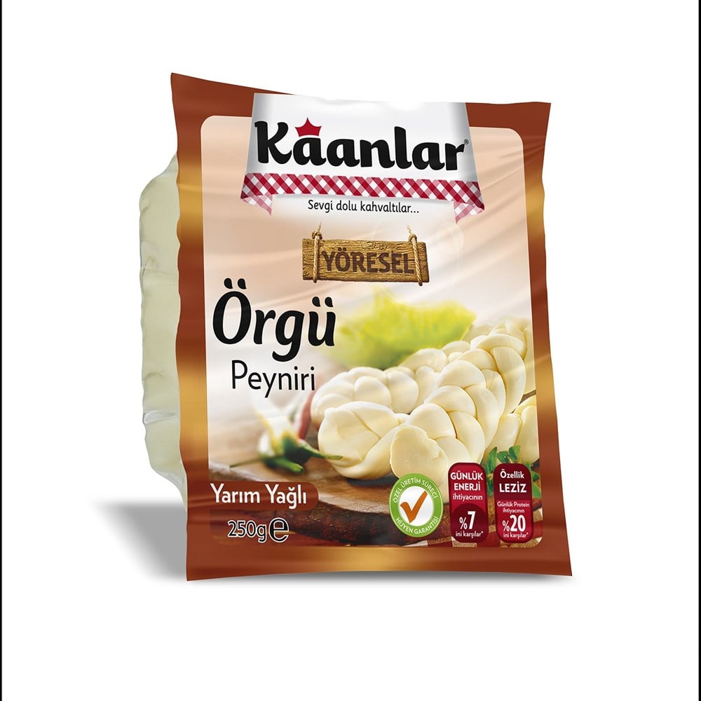 ÖRGÜ PEYNİRİ YARIM YAĞLI 250 GRPeynir
