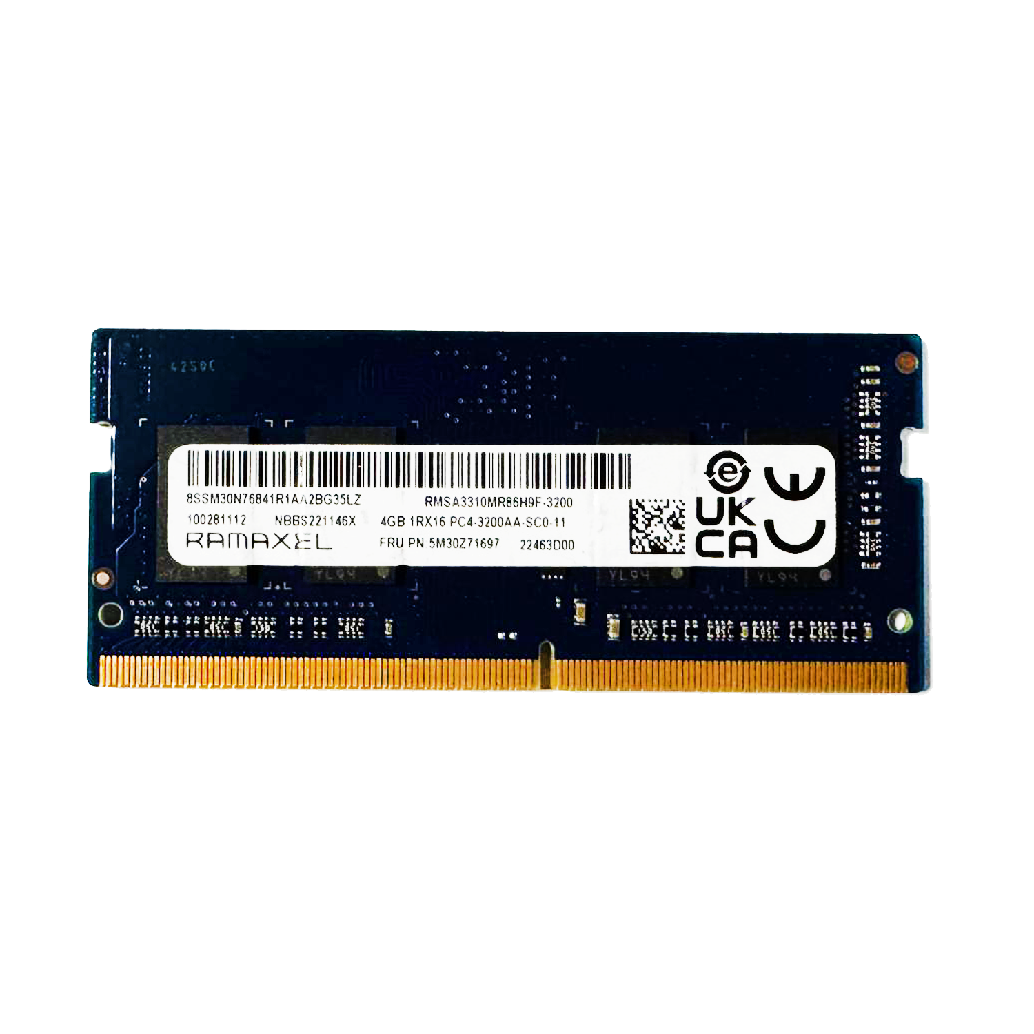  Bellek (Ram) Ramaxel RMSA3310MR86H9F Distribütör  Ramaxel RMSA3310MR86H9F SODIMM 4GB DDR4 3200MHz Ram (KUTUSUZ)