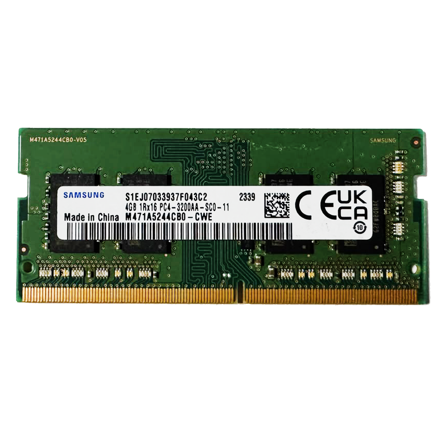  Bellek (Ram) Samsung M471A5244CB0-CWE Distribütör  Samsung M471A5244CB0-CWE SODIMM 4GB DDR4 3200MHz Ram (KUTUSUZ)