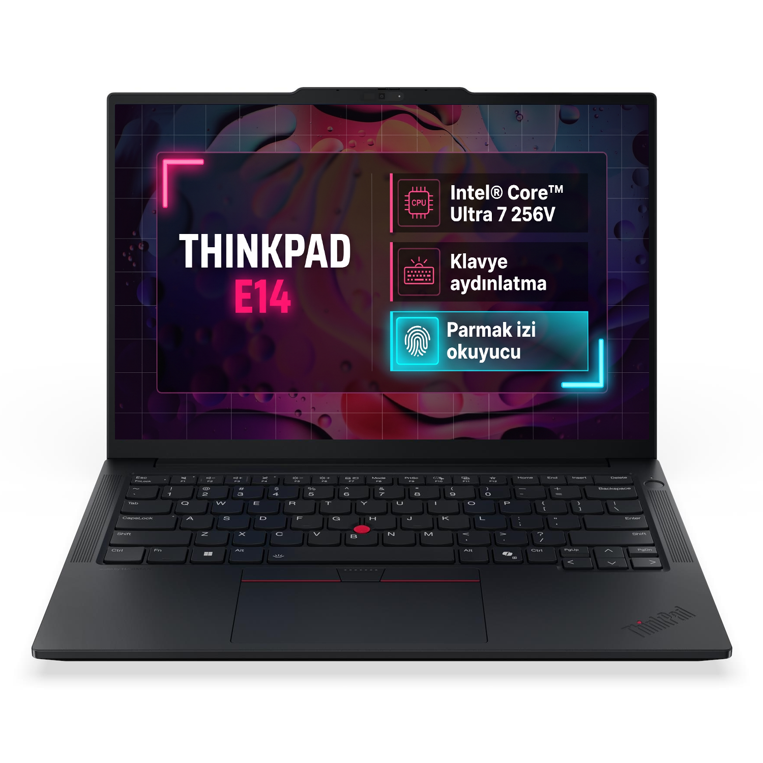  Dizüstü Bilgisayar LENOVO 21U2007NTX 001 Distribütör  Lenovo ThinkPad E14 Gen 7 Intel Core Ultra 7 256V 16GB 1TB SSD 14