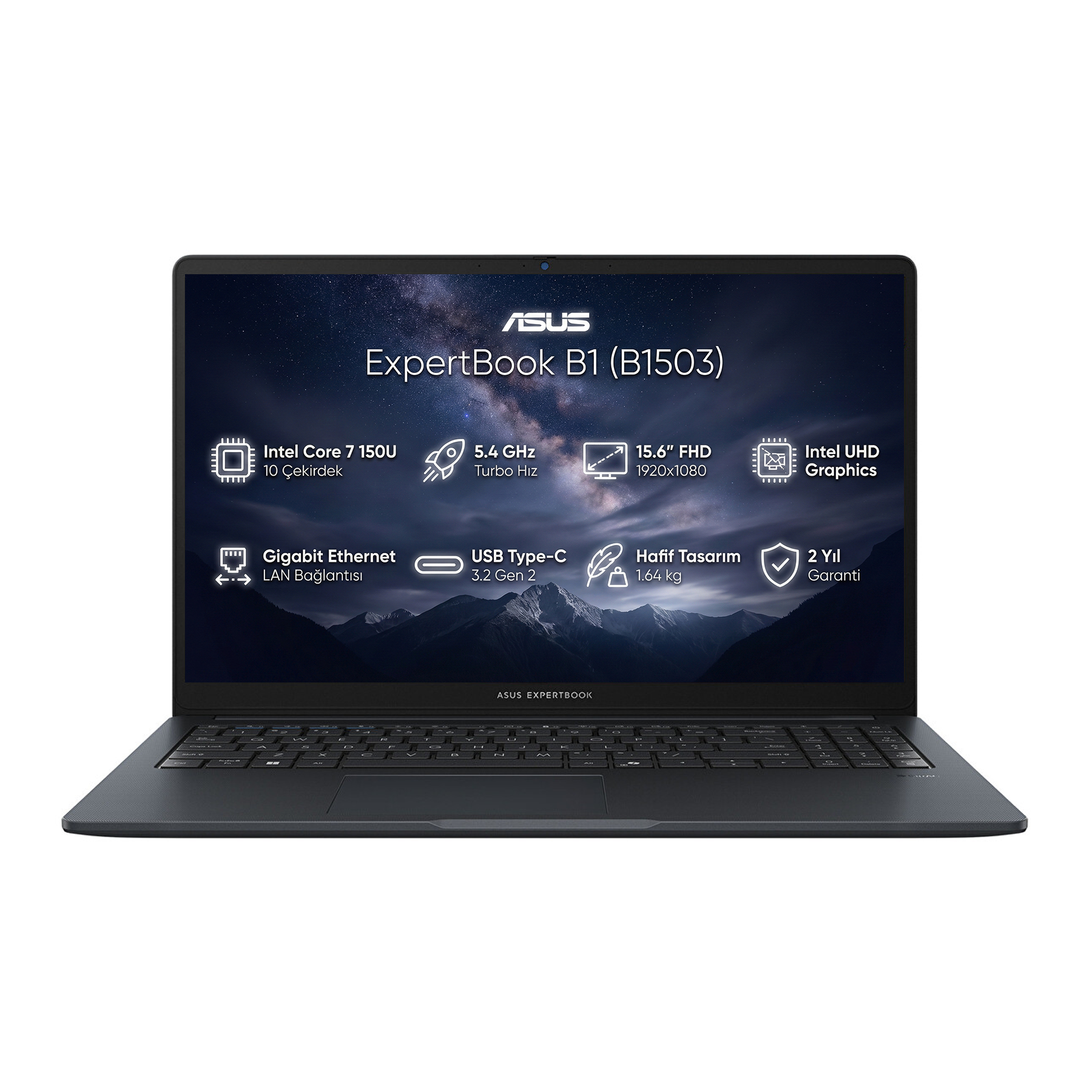 Asus ExpertBook B1 Intel Core 7 150U 32GB 512GB SSD 15.6