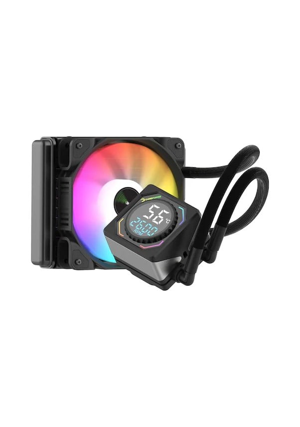 GAMEPOWER ROUND ARGB SIVI SOĞUTUCU SKADI 120 SQUARE Soğutucu& Fan GAMEPOWER SKADI 120 SQUARE Distribütör  GAMEPOWER ROUND ARGB SIVI SOĞUTUCU SKADI 120 SQUARE