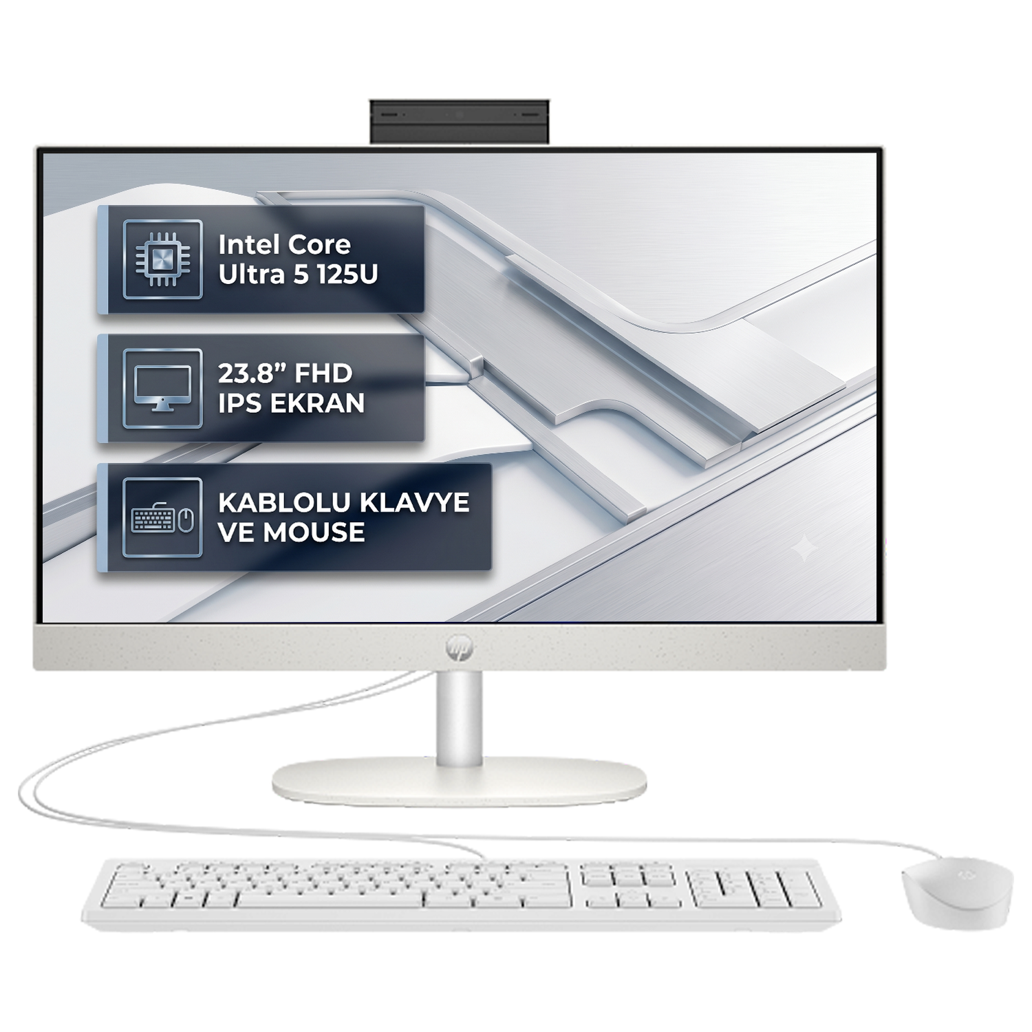 Hp ProOne 240 G10 Intel Core Ultra 5 125U 8GB 512GB SSD 23.8