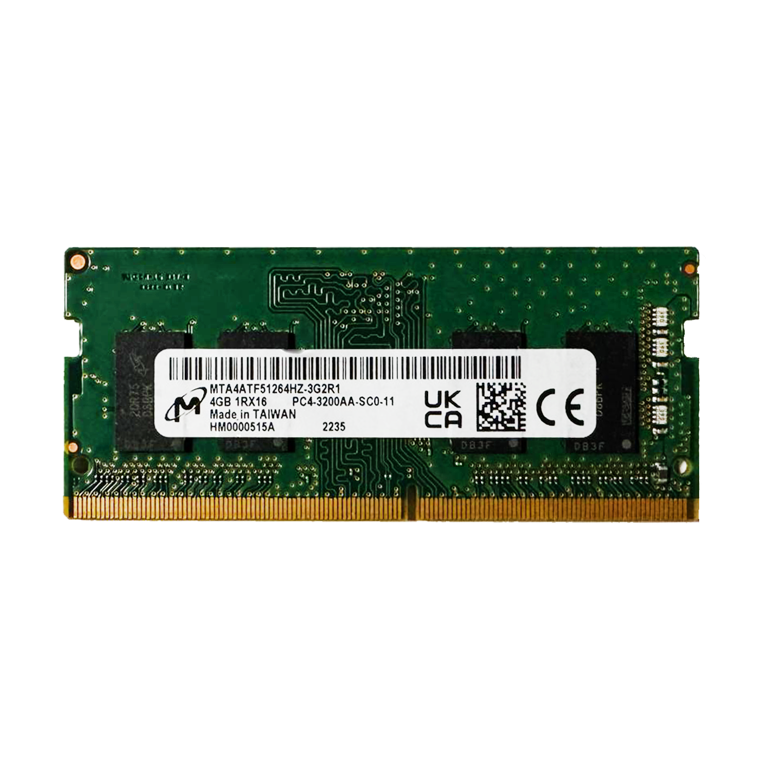 Micron MTA4ATF51264HZ-3G2R1 SODIMM 4GB DDR4 3200MHz Ram (KUTUSUZ) Bellek (Ram) X markası MTA4ATF51264HZ Distribütör EXCEL|9597482213352 Micron MTA4ATF51264HZ-3G2R1 SODIMM 4GB DDR4 3200MHz Ram (KUTUSUZ)