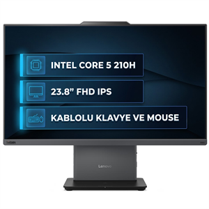  All-in-One Bilgisayar LENOVO 12SC004GTR 013 Distribütör  Lenovo ThinkCentre Neo 50a 24 Gen 5 Intel Core 5 210H 48GB 2TB SSD 23.8