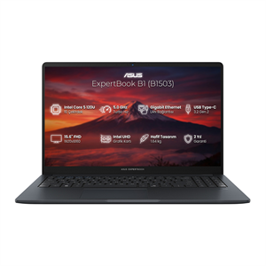  Dizüstü Bilgisayar ASUS B1503CVA-C58G512B4D 016 Distribütör  Asus ExpertBook B1 Intel Core 5 120U 16GB 1TB SSD 15.6
