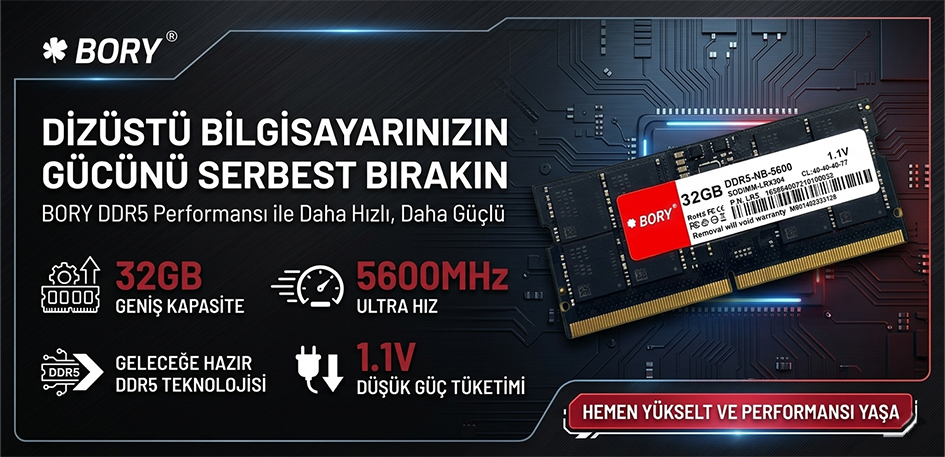 BORY 32 GB DDR5 5600MHZ NB RAM