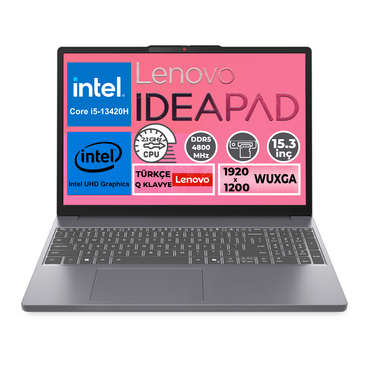  Dizüstü Bilgisayar LENOVO 83K1004ETR 004 Distribütör  Lenovo IdeaPad Slim 3 15IRH10 i5-13420H 8GB 1TB SSD 15.3