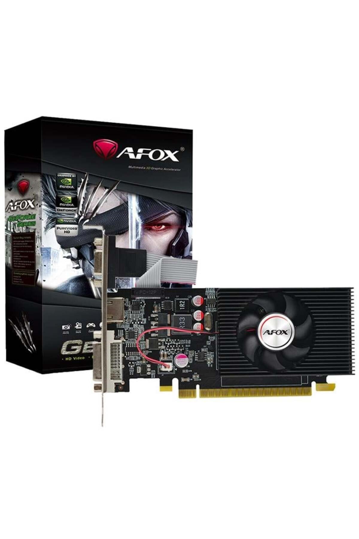  Ekran Kartı Afox AF730-4096D3L60 Distribütör  AFOX GEFORCE GT730 4GB DDR3 128Bit AF730-4096D3L6 (LP)