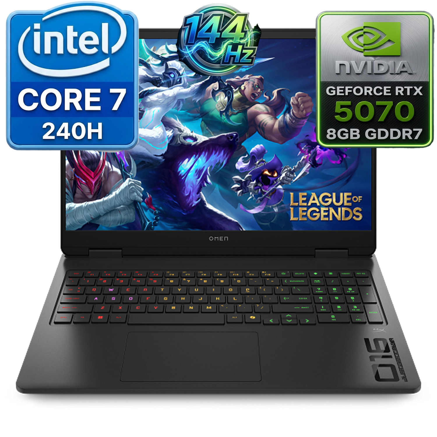  Gaming Laptop HP CD8M6EA Distribütör  HP Omen 16 Intel Core 7 240H 24GB 1TB SSD 8 GB RTX5070 16