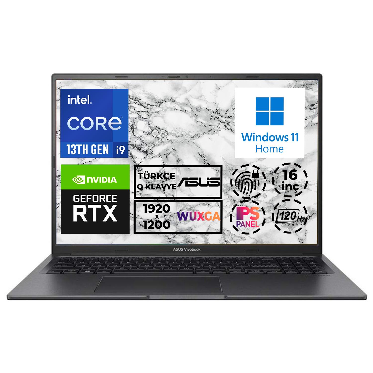 Asus Vivobook 16X i9-13900H 32GB 4TB SSD 120Hz 16