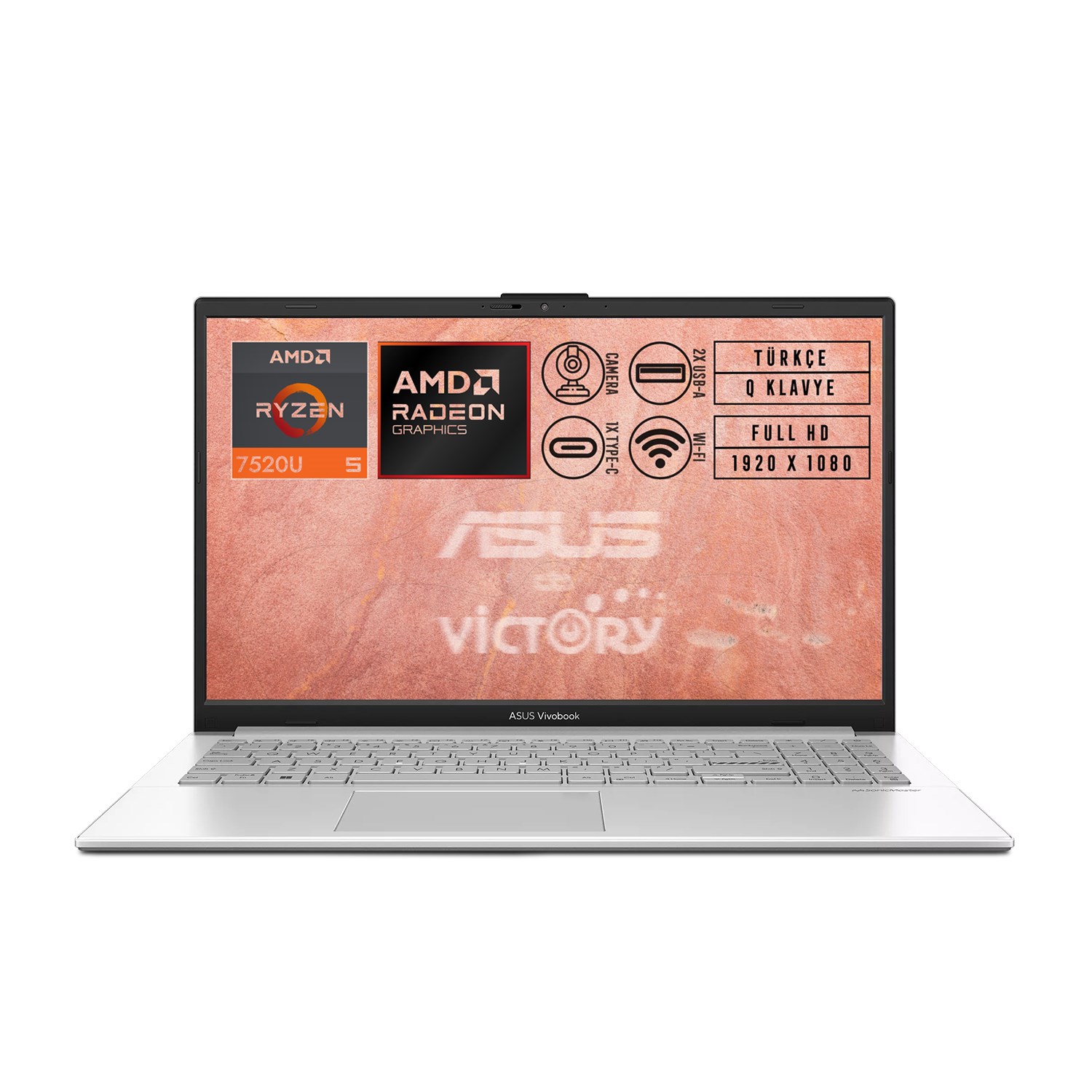 Asus VivoBook Go 15 AMD Ryzen 5 7520U 8GB 1TB SSD 15.6
