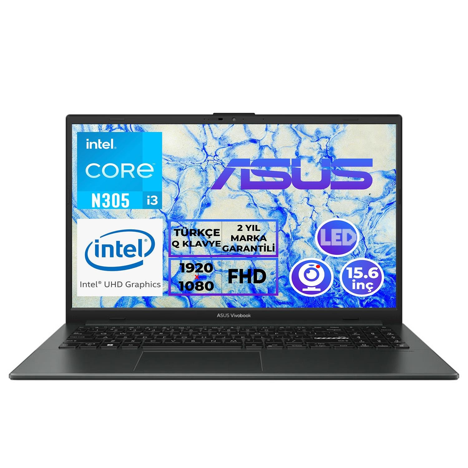 ASUS VivoBook Go 15 i3-N305 8GB 512GB SSD 15.6