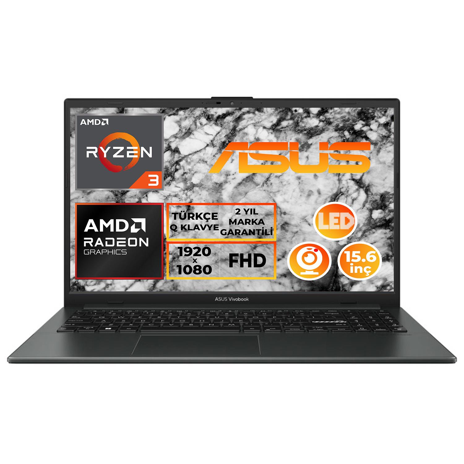 ASUS Vivobook Go 15 Ryzen 3 7320U 8GB 512GB SSD 15.6