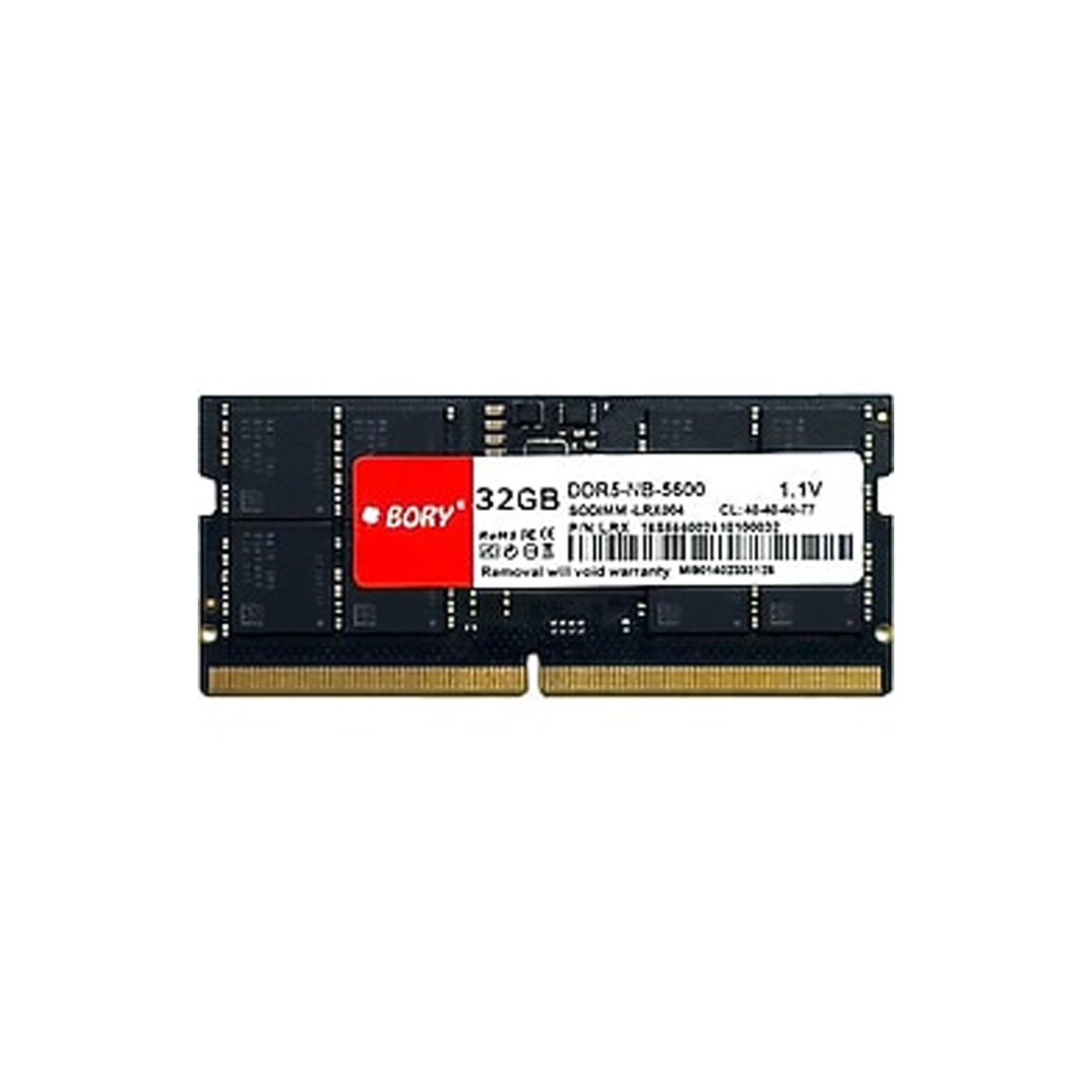 BORY 32 GB DDR5 5600MHZ NB RAM BORY325600NB Bellek (Ram) BORY BORY325600NB  Distribütör  BORY 32 GB DDR5 5600MHZ NB RAM BORY325600NB