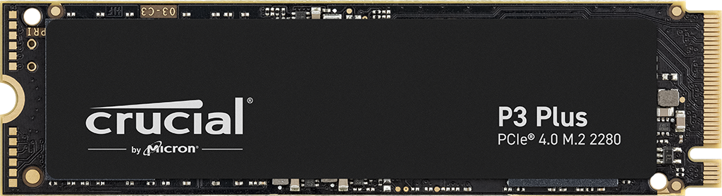 Crucial P3 Plus 2TB SSD m.2 NVMe PCIe 4200-5000MB/s CT2000P3PSSD8 SSD Disk CRUCIAL CT2000P3PSSD8 Distribütör  Crucial P3 Plus 2TB SSD m.2 NVMe PCIe 4200-5000MB/s CT2000P3PSSD8