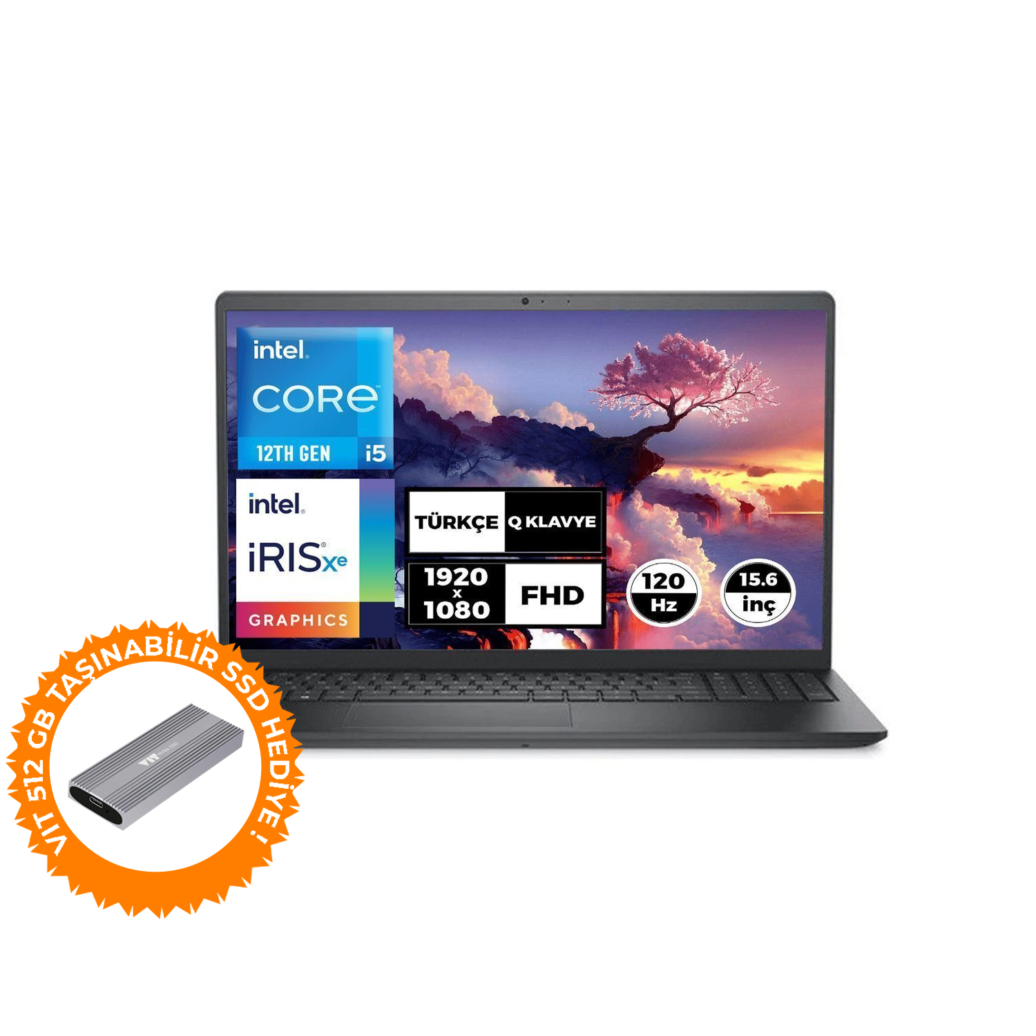 DELL VOSTRO 3520 i5-1235U 32GB 1TB SSD W11P 15.6