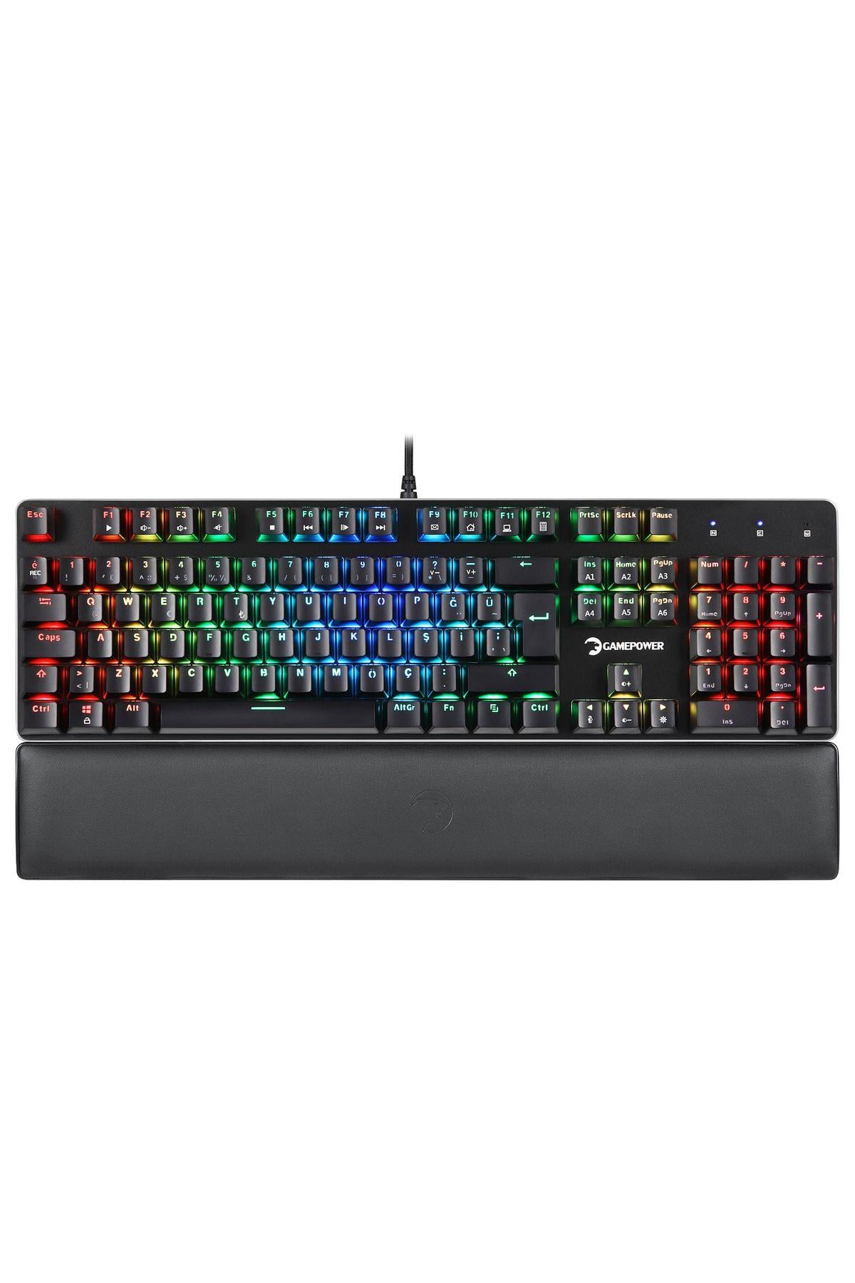 GAMEPOWER OGRE RGB 60M MEKANIK BLUE SWITCH KLAVYE Klavye & Mouse gamepower OGRE60MBLUE Distribütör EXCEL|850053867071 GAMEPOWER OGRE RGB 60M MEKANIK BLUE SWITCH KLAVYE