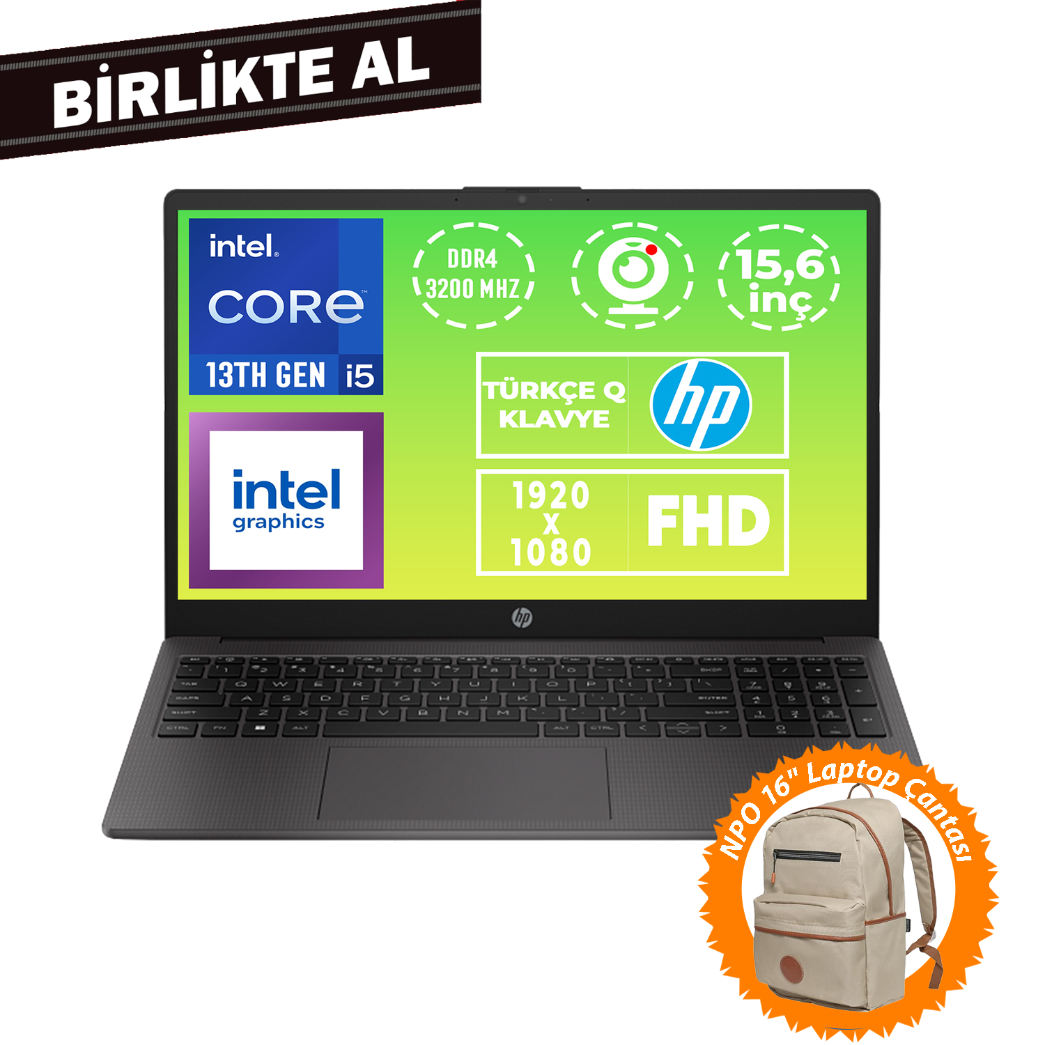 HP 250 G10 i5-1335U 16GB 512GB SSD 15.6