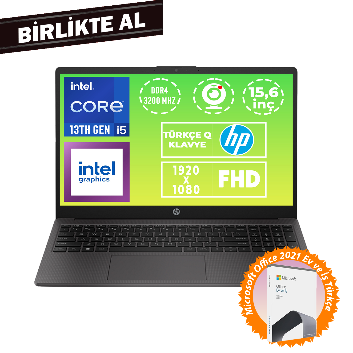 HP 250 G10 i5-1335U 32GB 1TB SSD 15.6