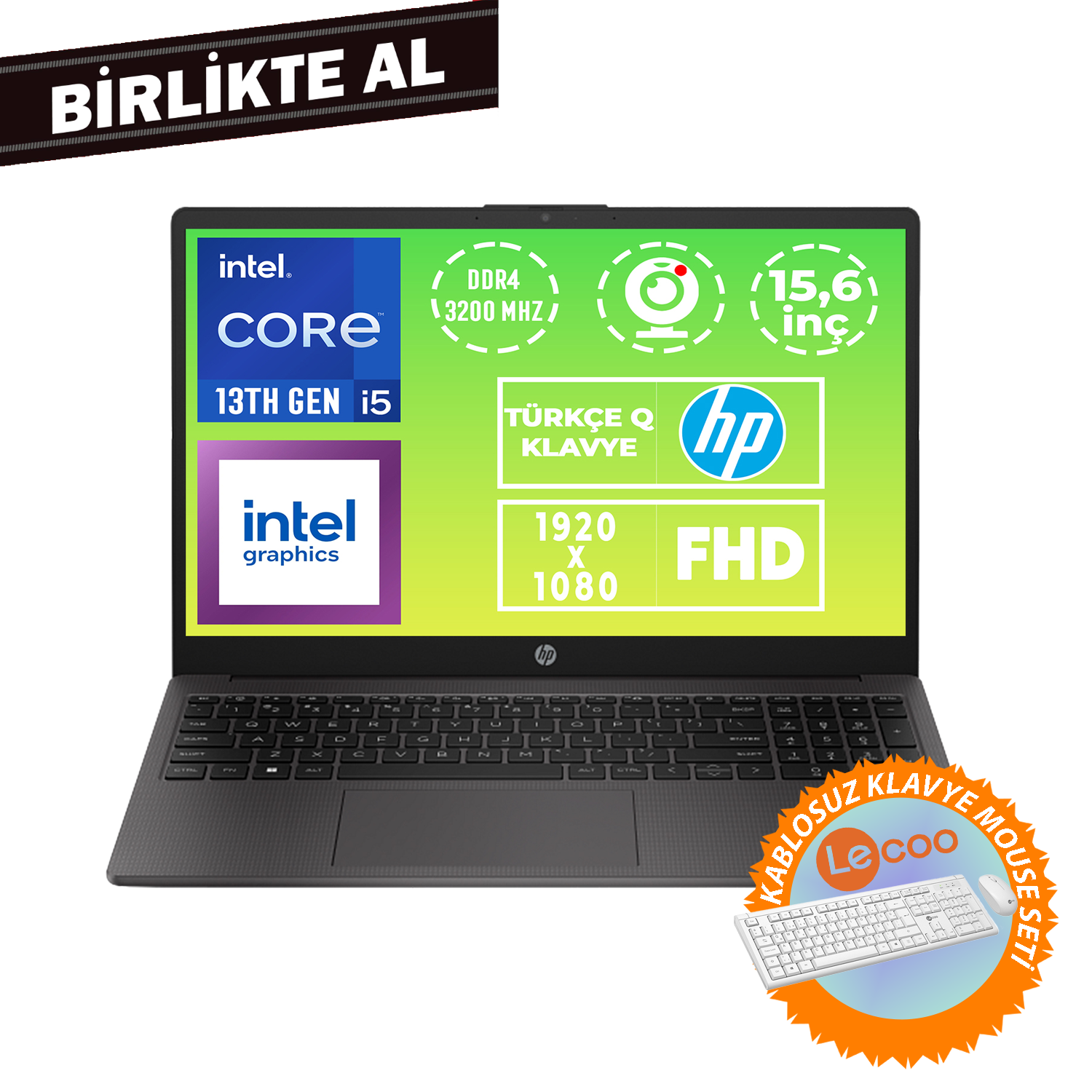 HP 250 G10 i5-1335U 32GB 1TB SSD 15.6