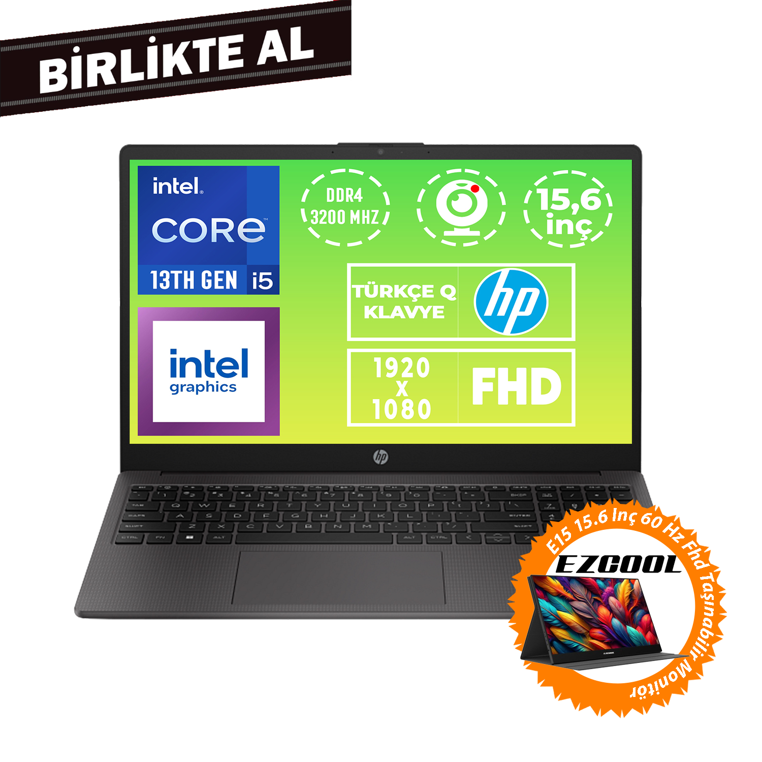 HP 250 G10 i5-1335U 32GB 1TB SSD 15.6