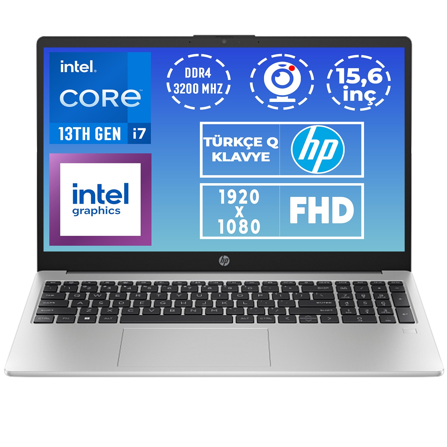 HP 250 G10 i7-1355U 12GB 512GB SSD 15.6