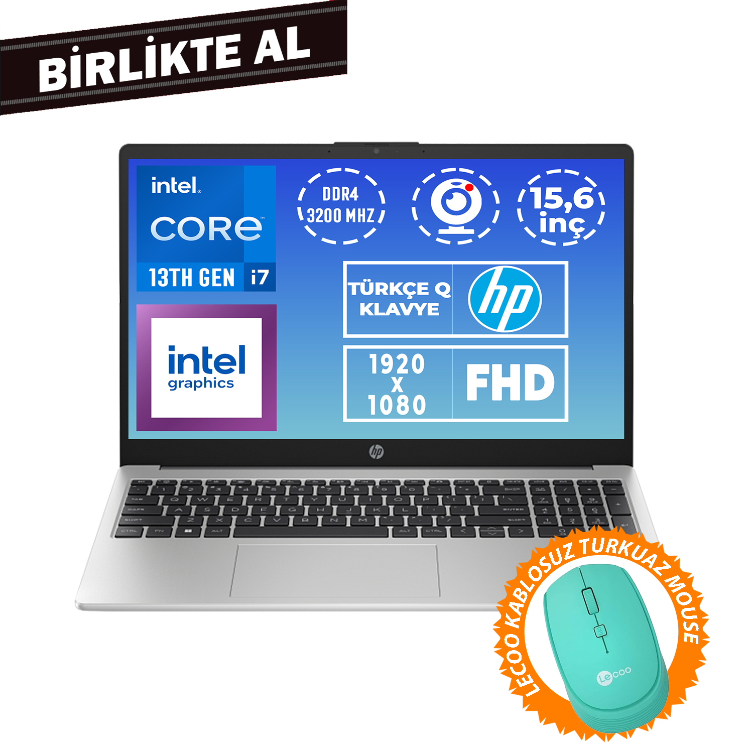 HP 250 G10 i7-1355U 16GB 512GB SSD 15.6