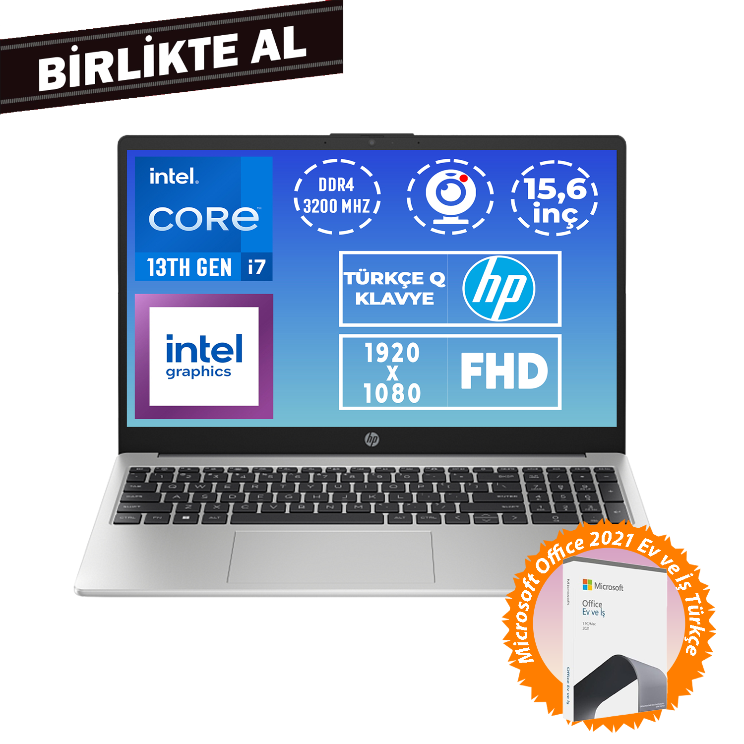 HP 250 G10 i7-1355U 32GB 1TB SSD 15.6
