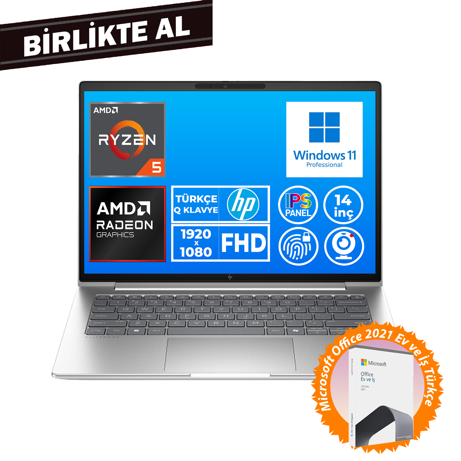 HP EliteBook 645 G9 Ryzen 5 Pro 5675U 32GB 1TB SSD 14